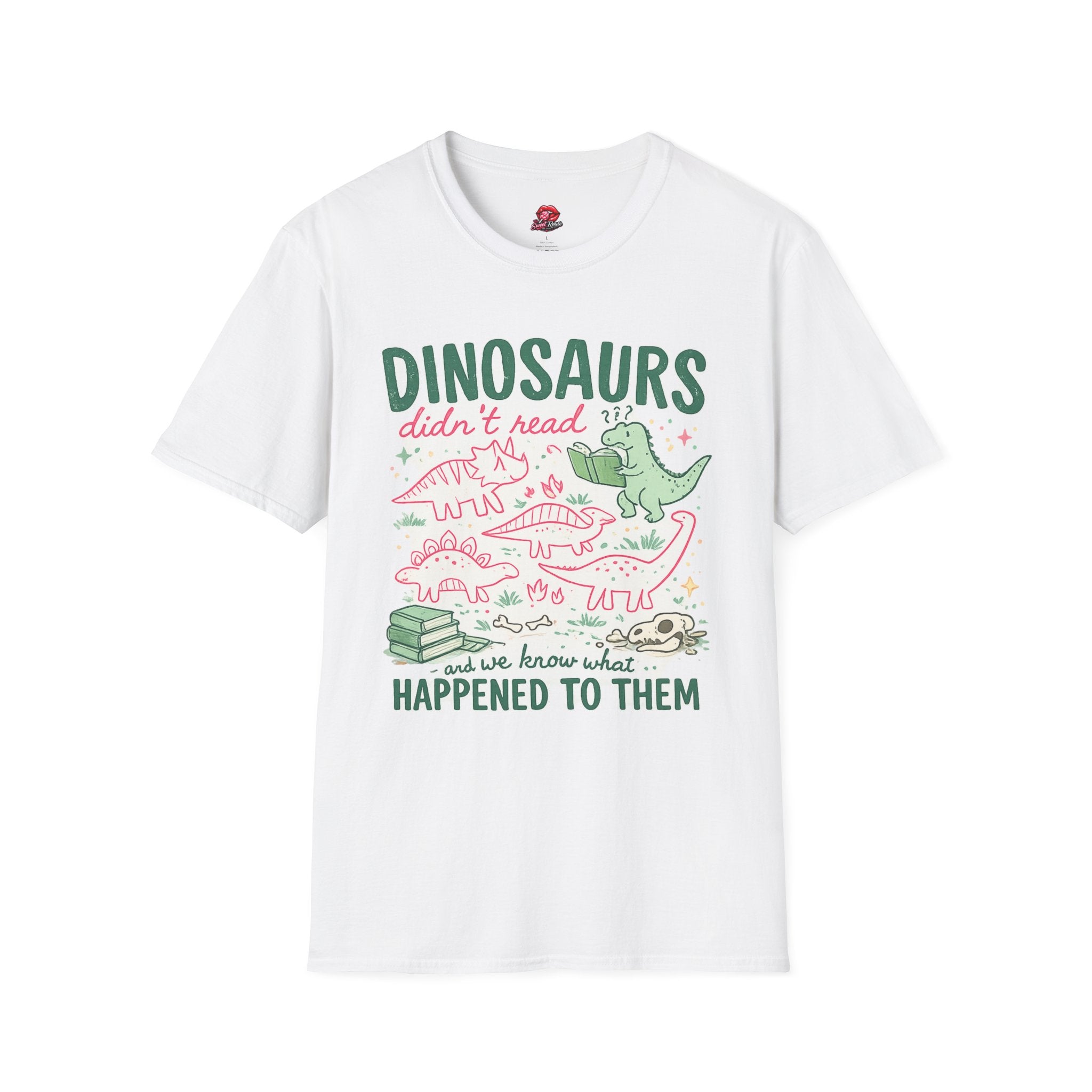 Dinosaurs Didn't Read Tee