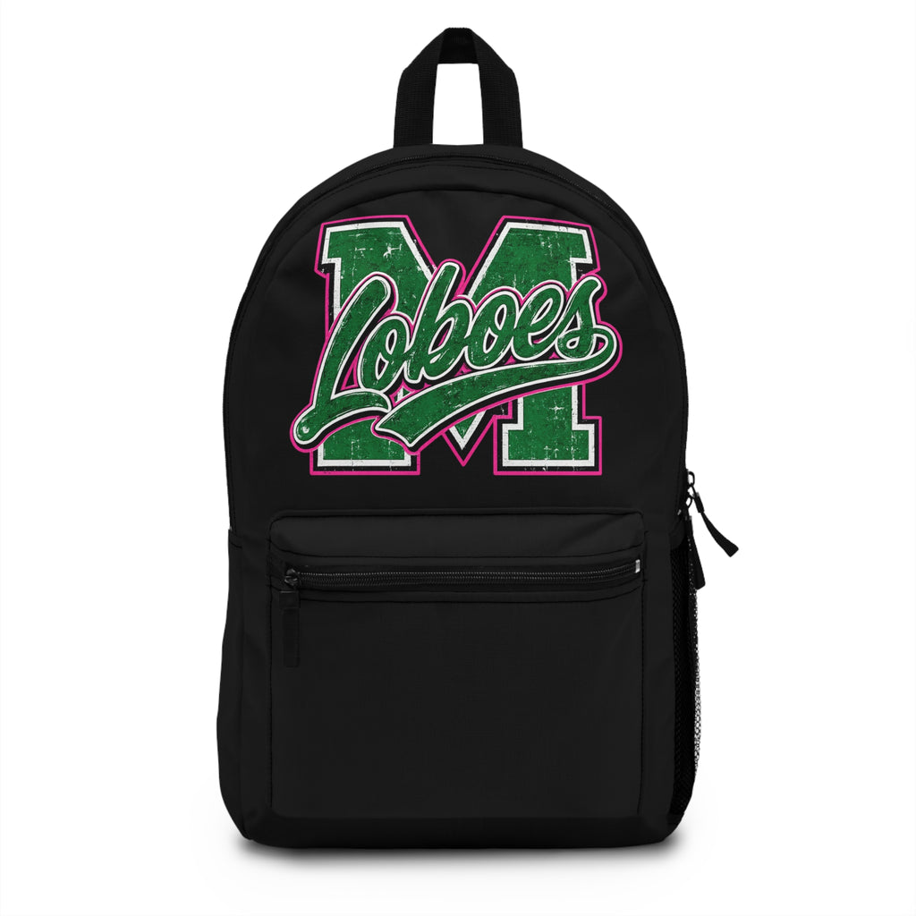 Loboes Vintage Letter M Backpack