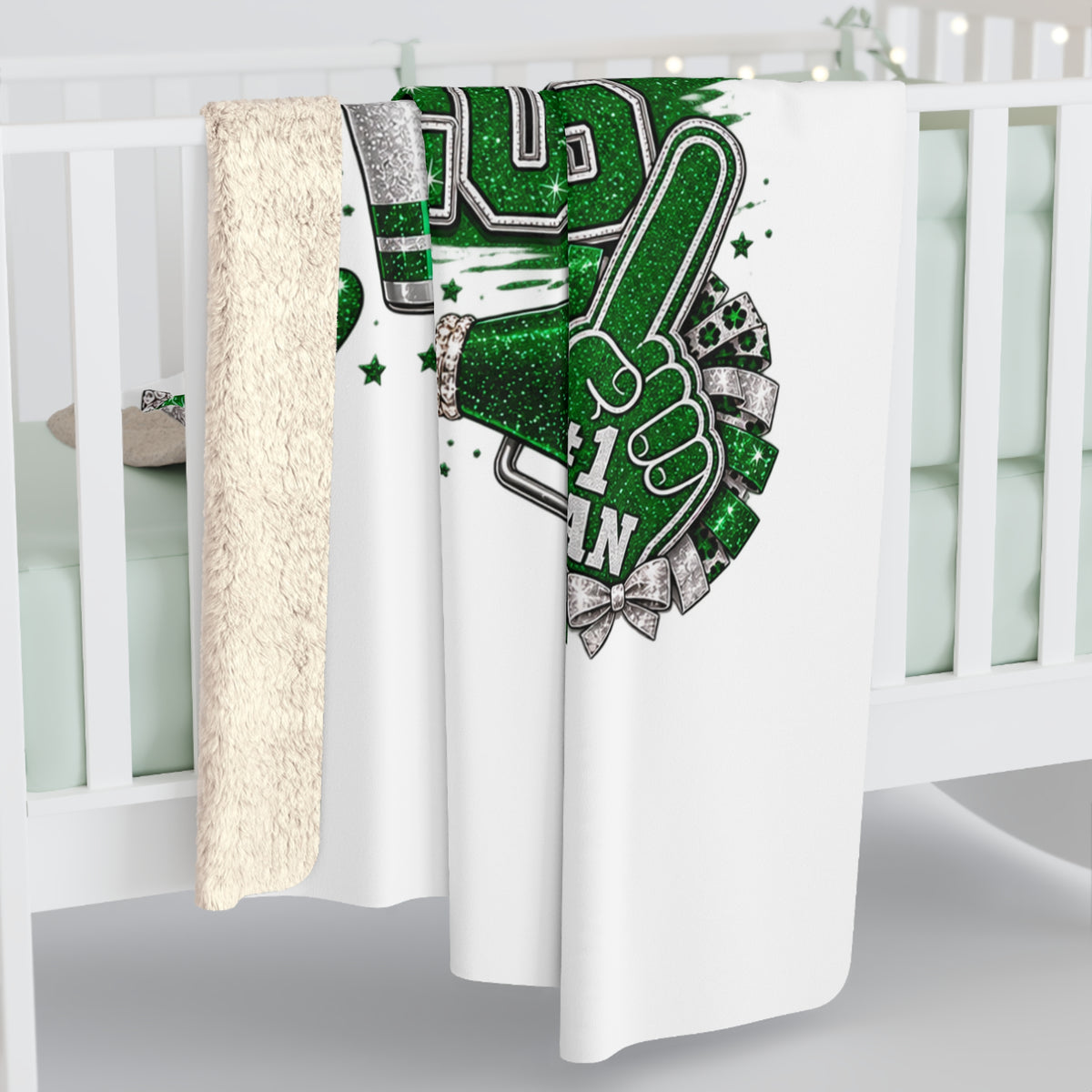 Let’s Go Loboes Sherpa Fleece Blanket – Football Fan Throw