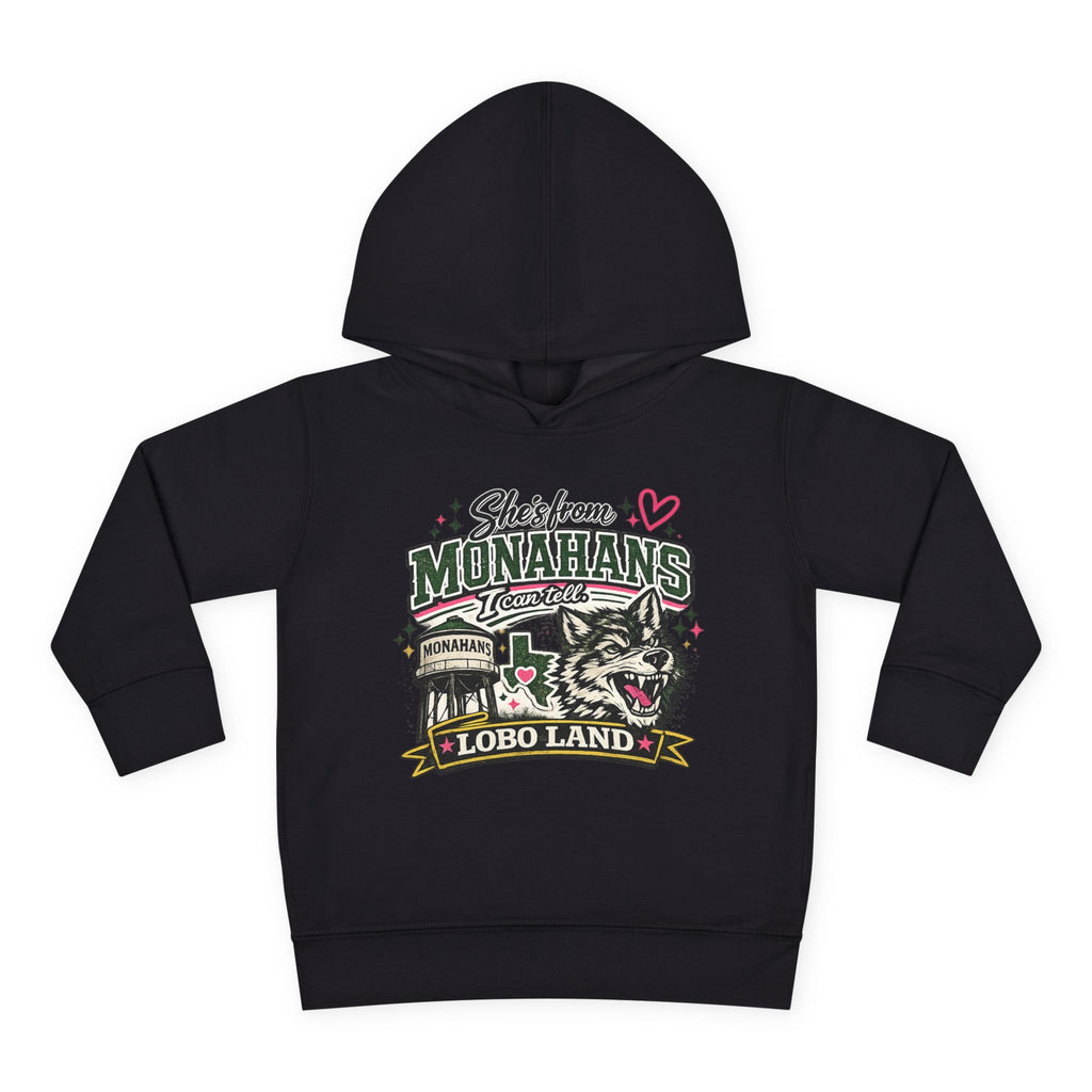 Toddler Hoodie  Monahans Lobo Land