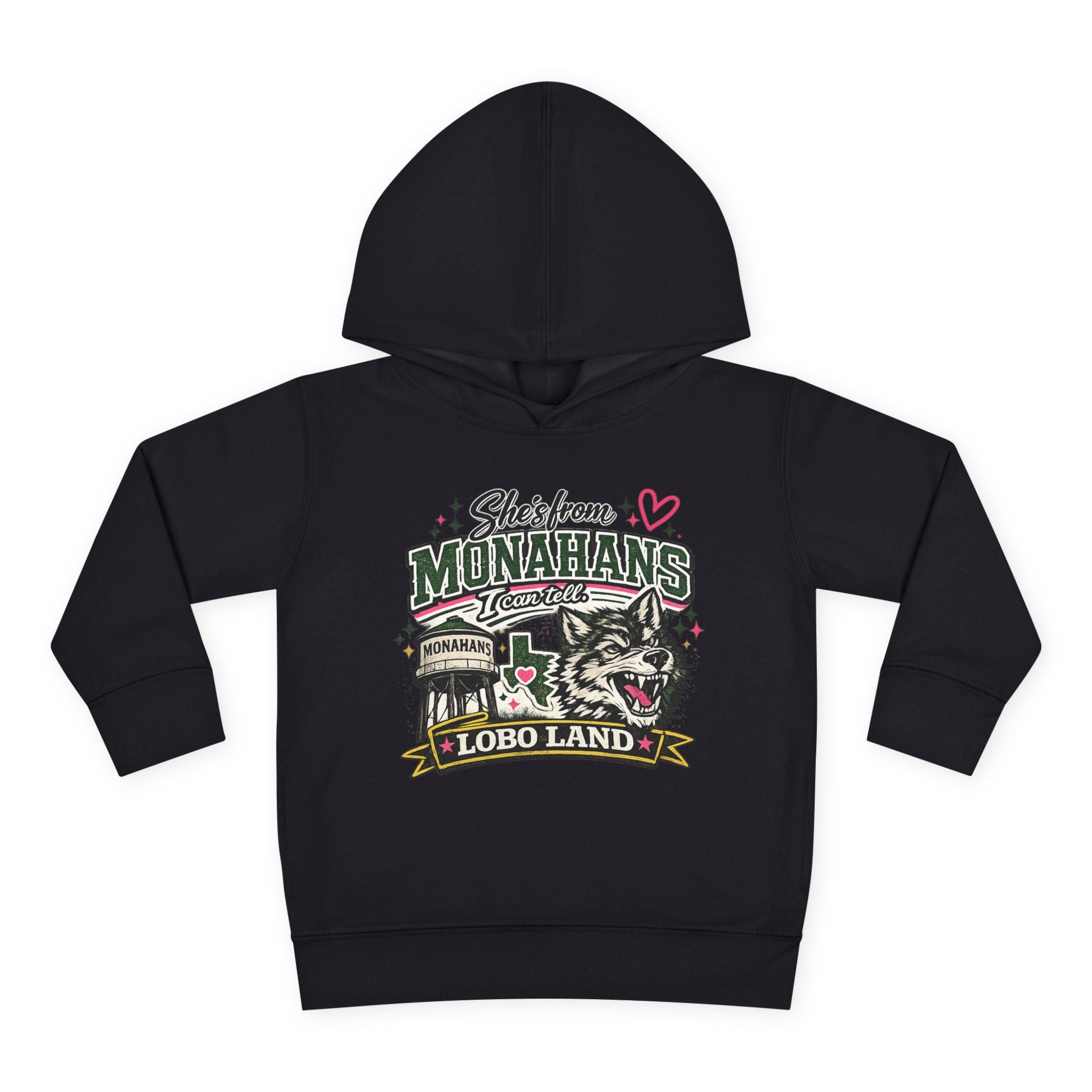 Toddler Hoodie  Monahans Lobo Land