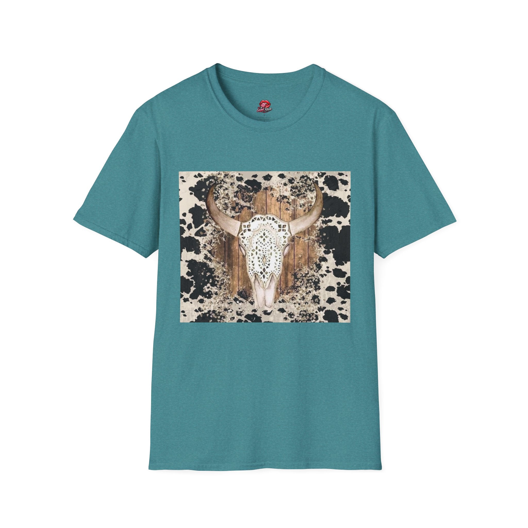 Boho Western Vintage Cowhide Tee