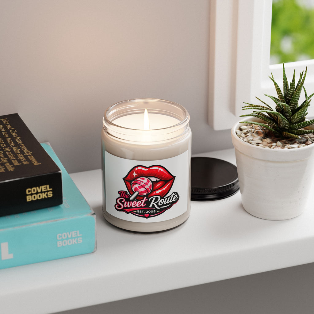 Sweet Route Logo Candle Soy Candle, 9oz