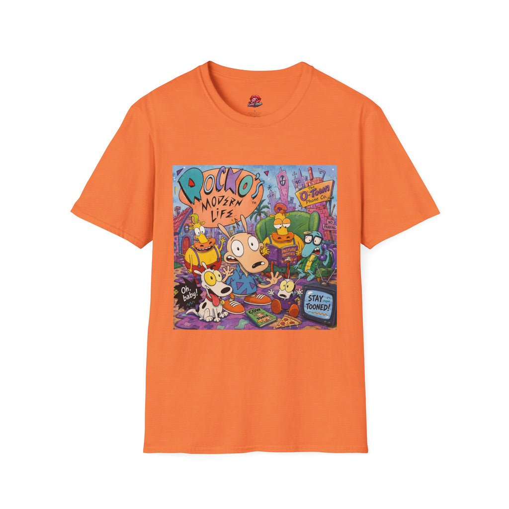 Rocko's Modern Life Graphic T-Shirt — Retro 90s Cartoon Tee
