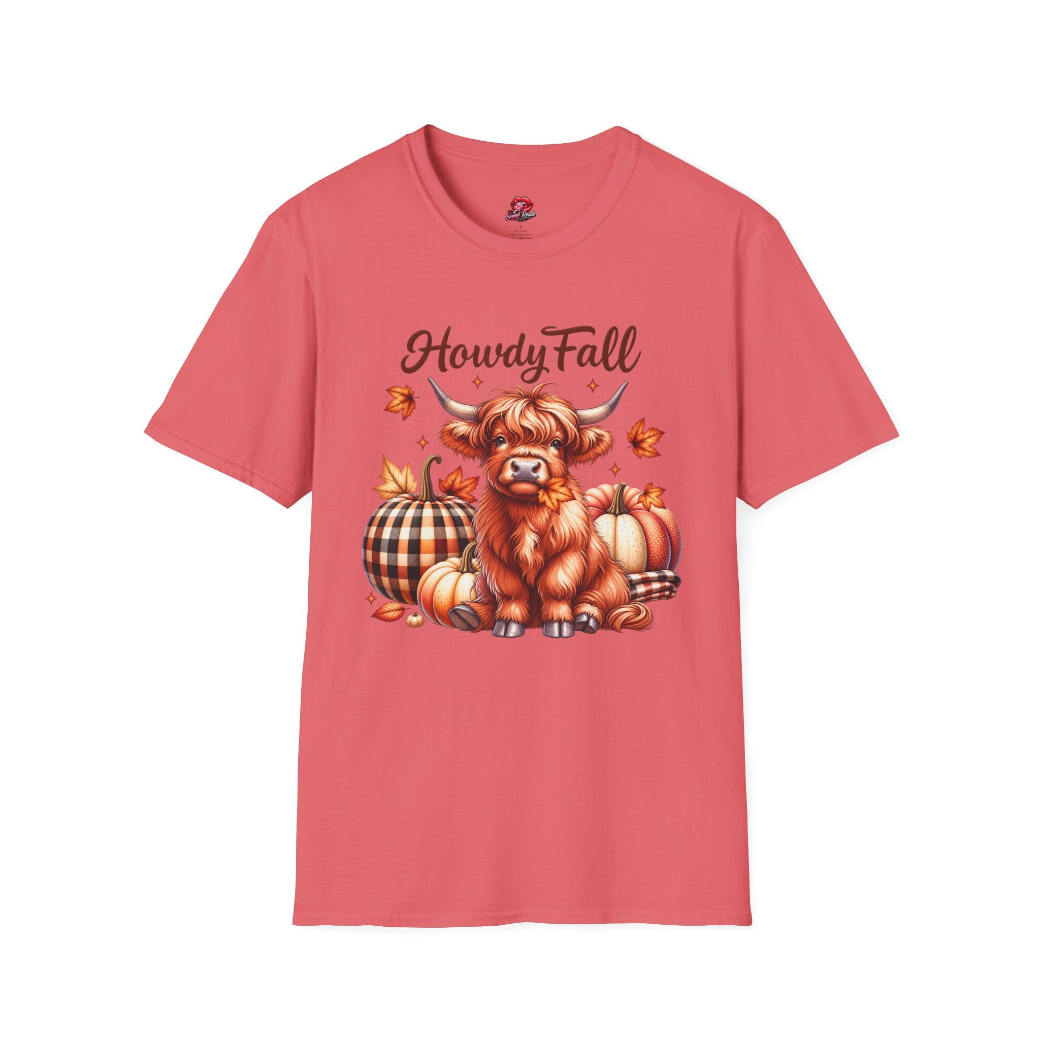 Howdy Fall Highland Cow Tee