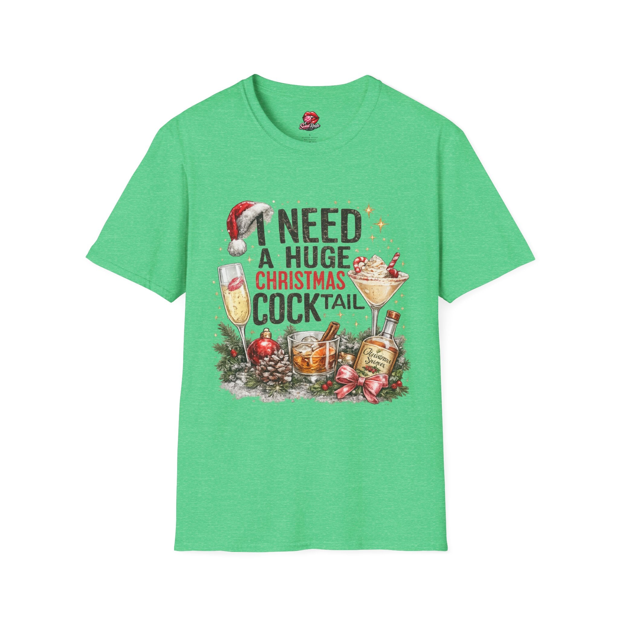 I Need a Huge Christmas Cocktail T-Shirt