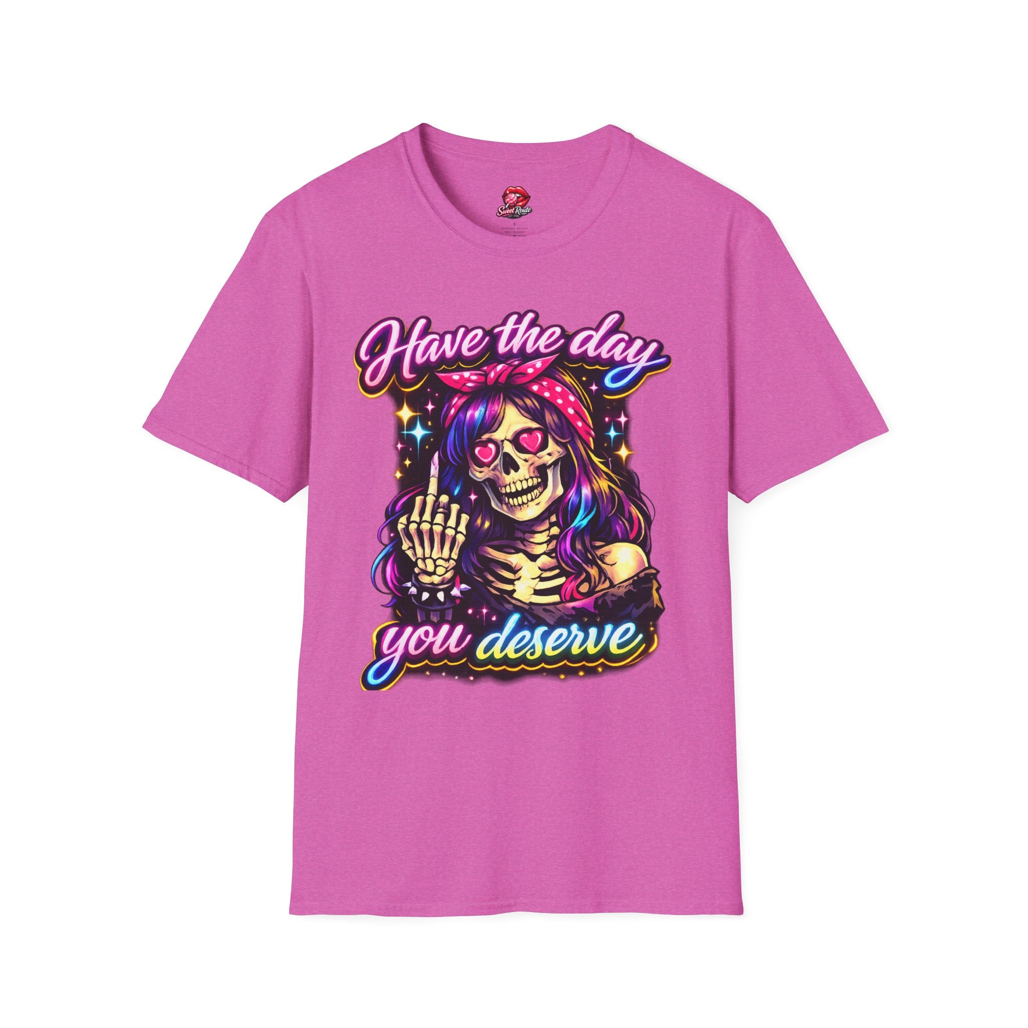 Have the Day Skull Girl Graphic T-Shirt