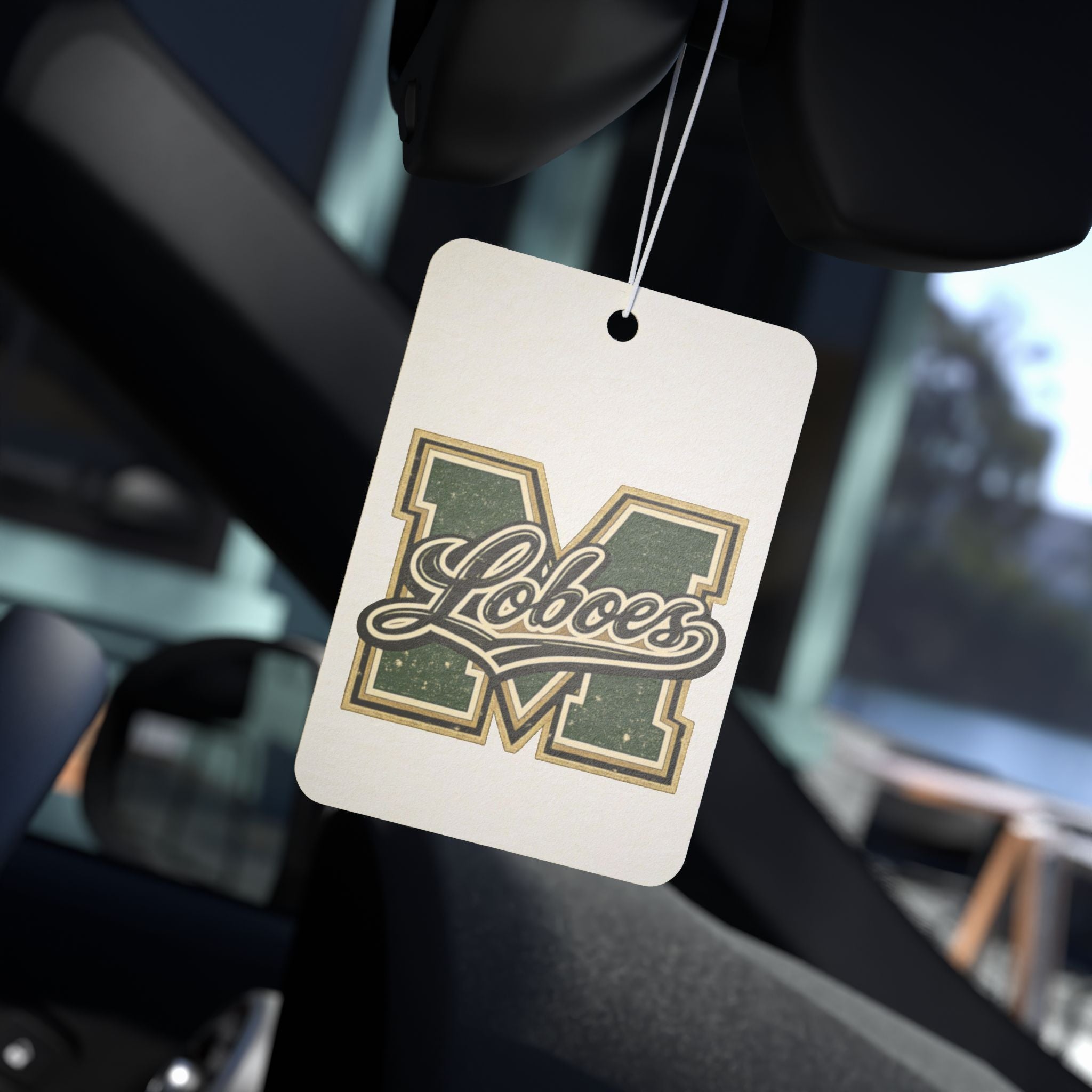 Loboes M Letter Car Air Freshener