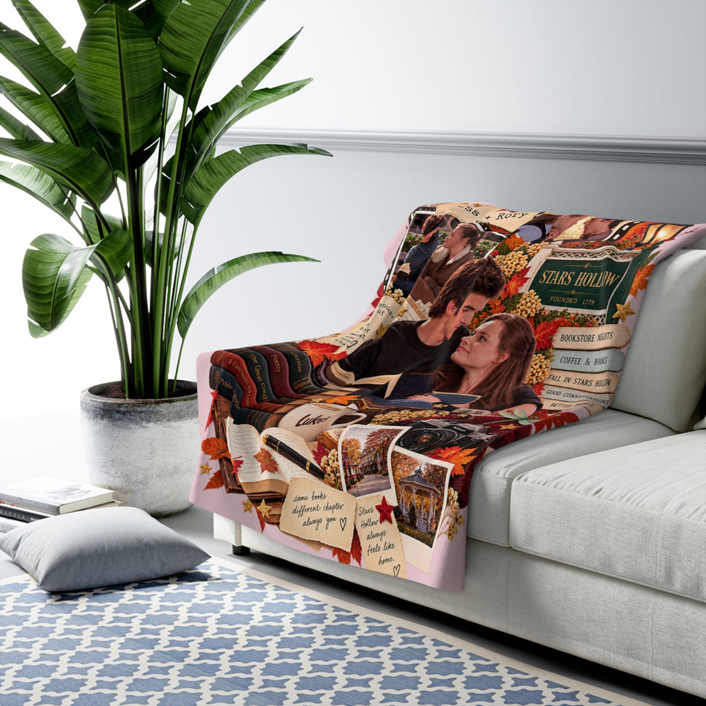 Jess and Rory Sherpa Fleece Blanket