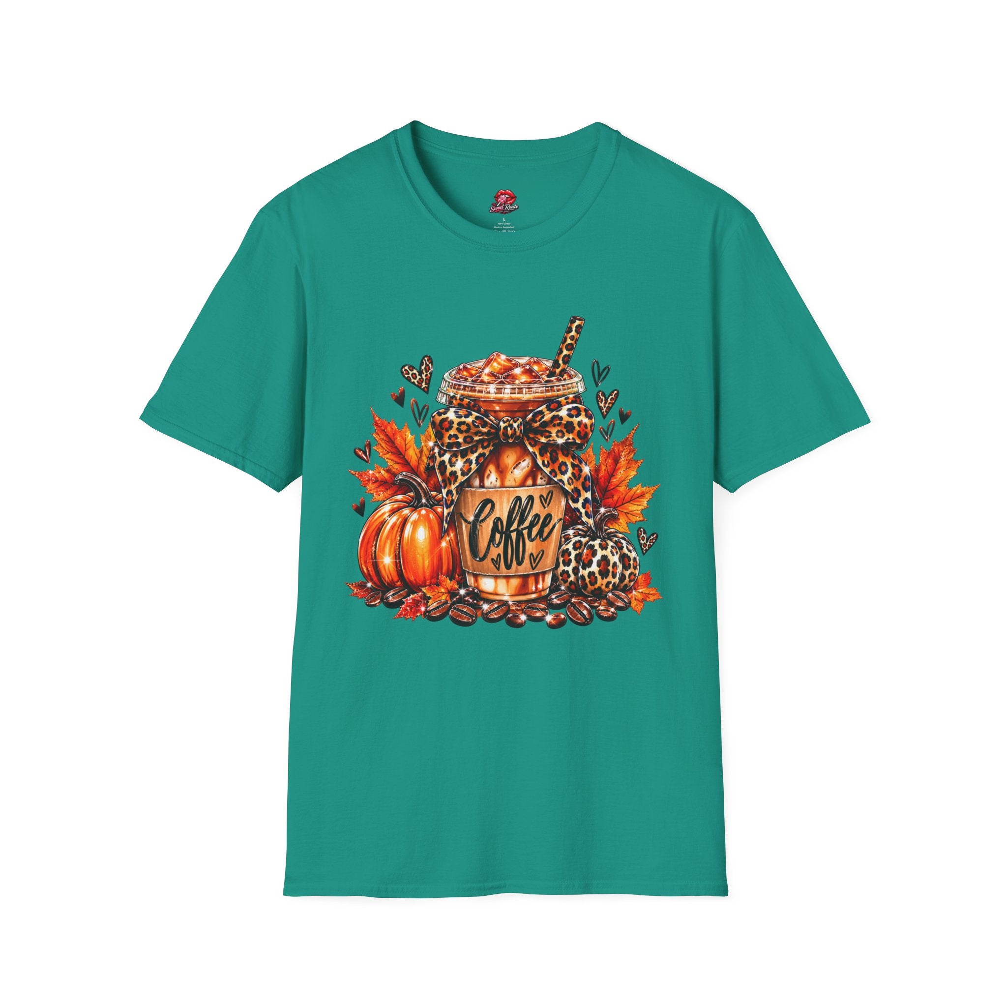 Fall Pumpkin Spice Latte Autumn Tee