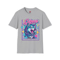 Loboes Neon Wolf T-Shirt — Retro Colorful Graphic Tee