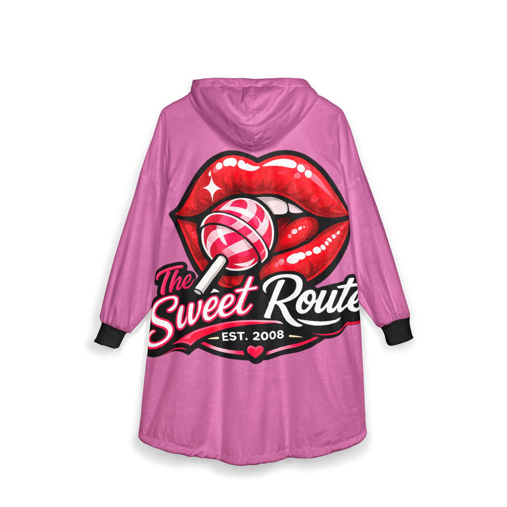 Sweet Rout logo Hooded Blanket