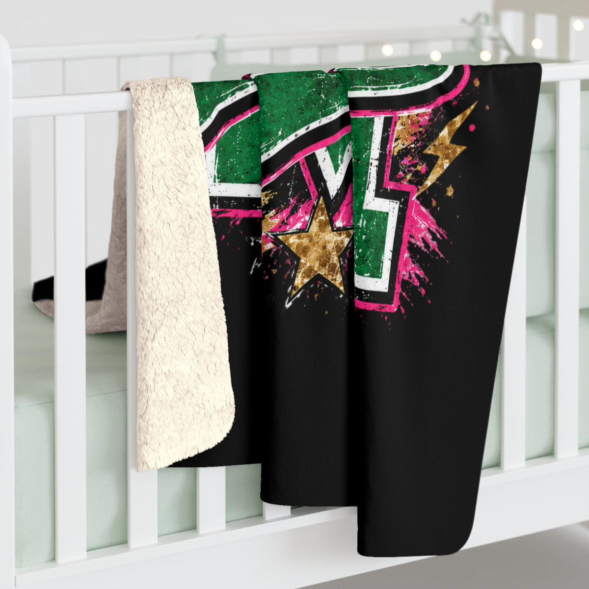 Loboes Sherpa Fleece Stadium Blanket