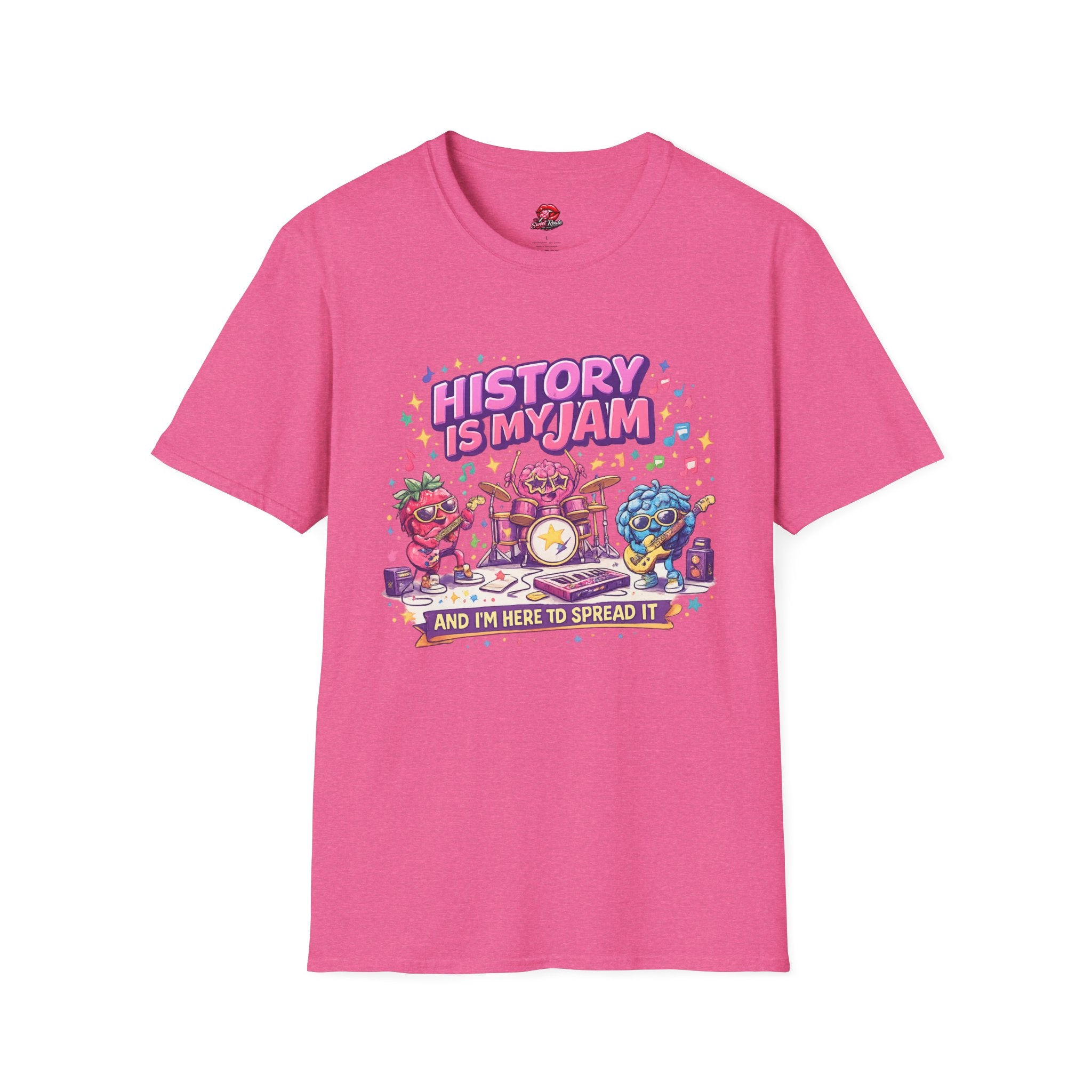 History Is My Jam Teacher T-Shirt | Retro History Teacher Graphic Tee | Cute Classroom Shirt | Back to School Gift for History Lovers