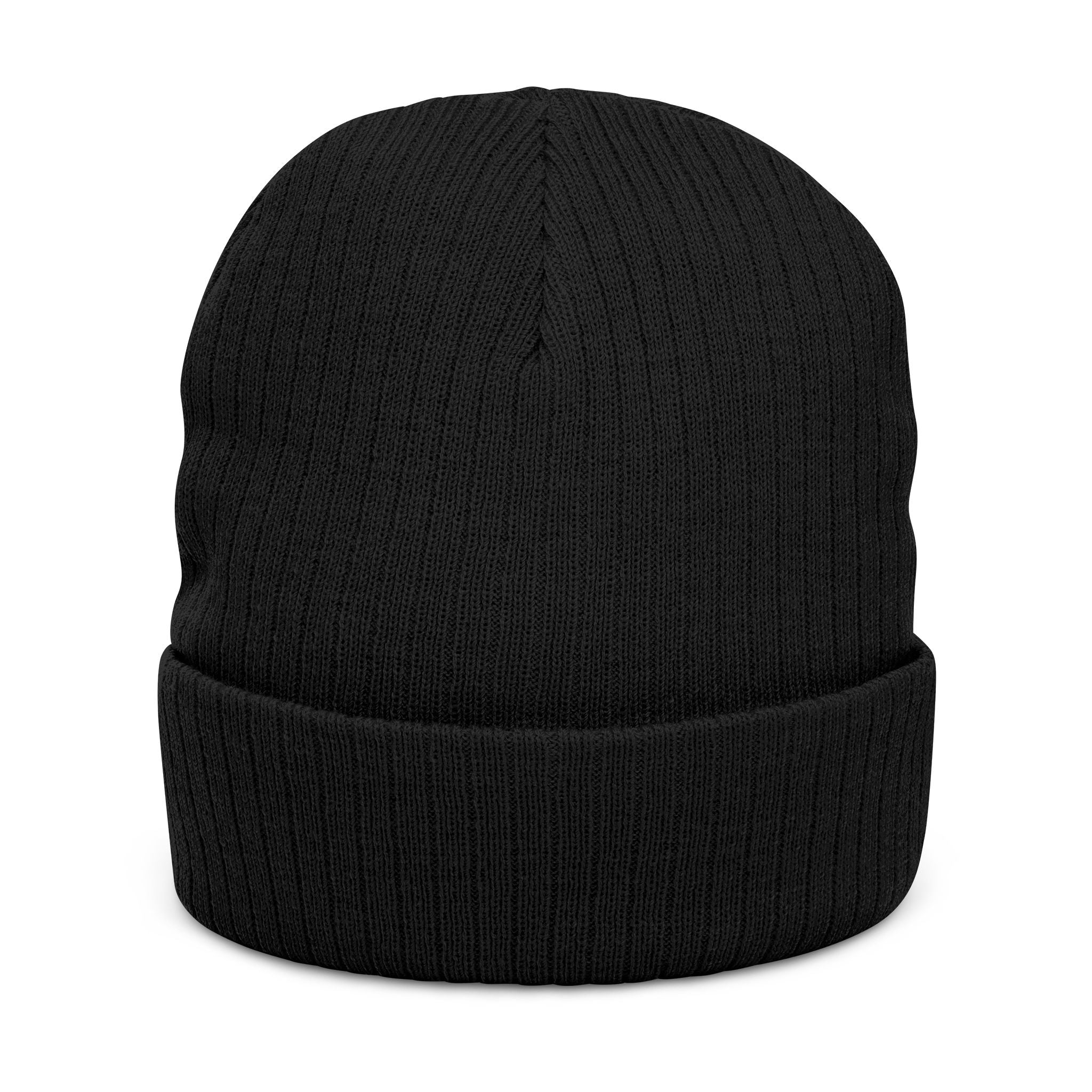 Embroidered Loboes Ribbed Knit Beanie