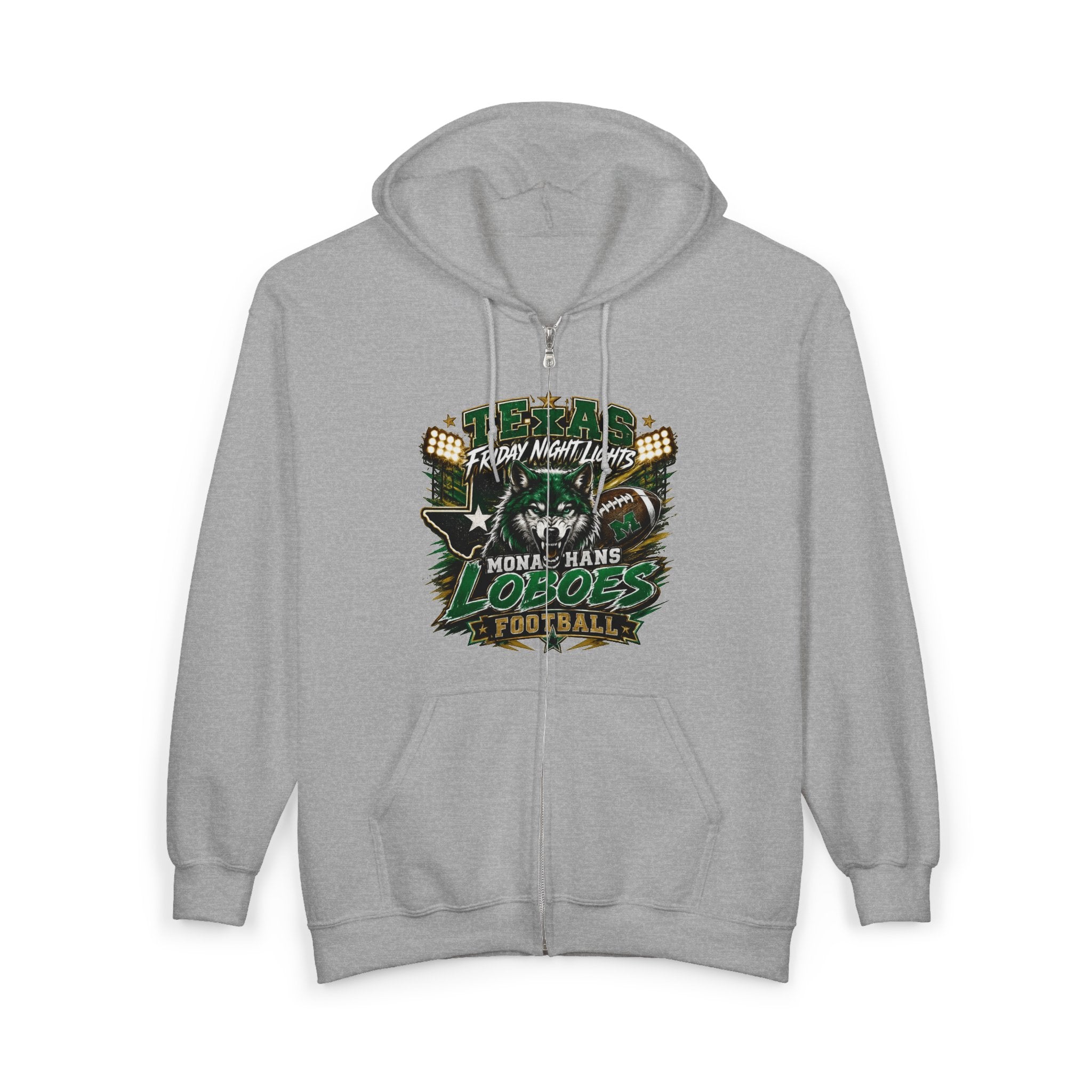 Loboes Football Full-Zip Hoodie