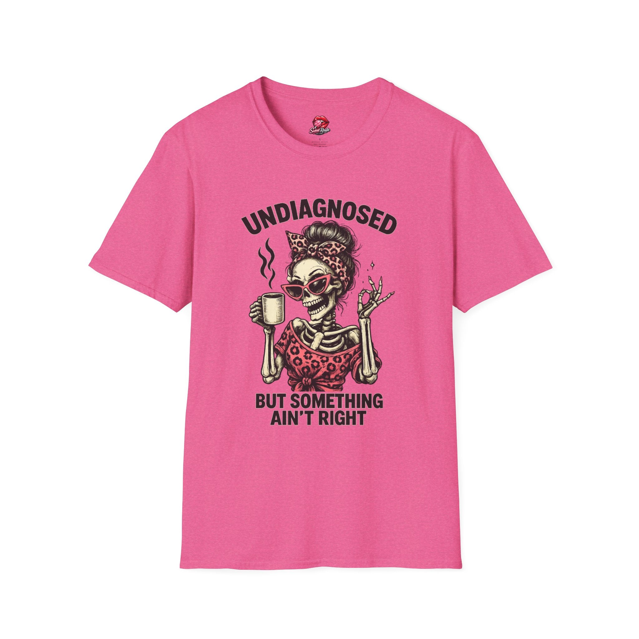 Undiagnosed Skull Lady Coffee Tee