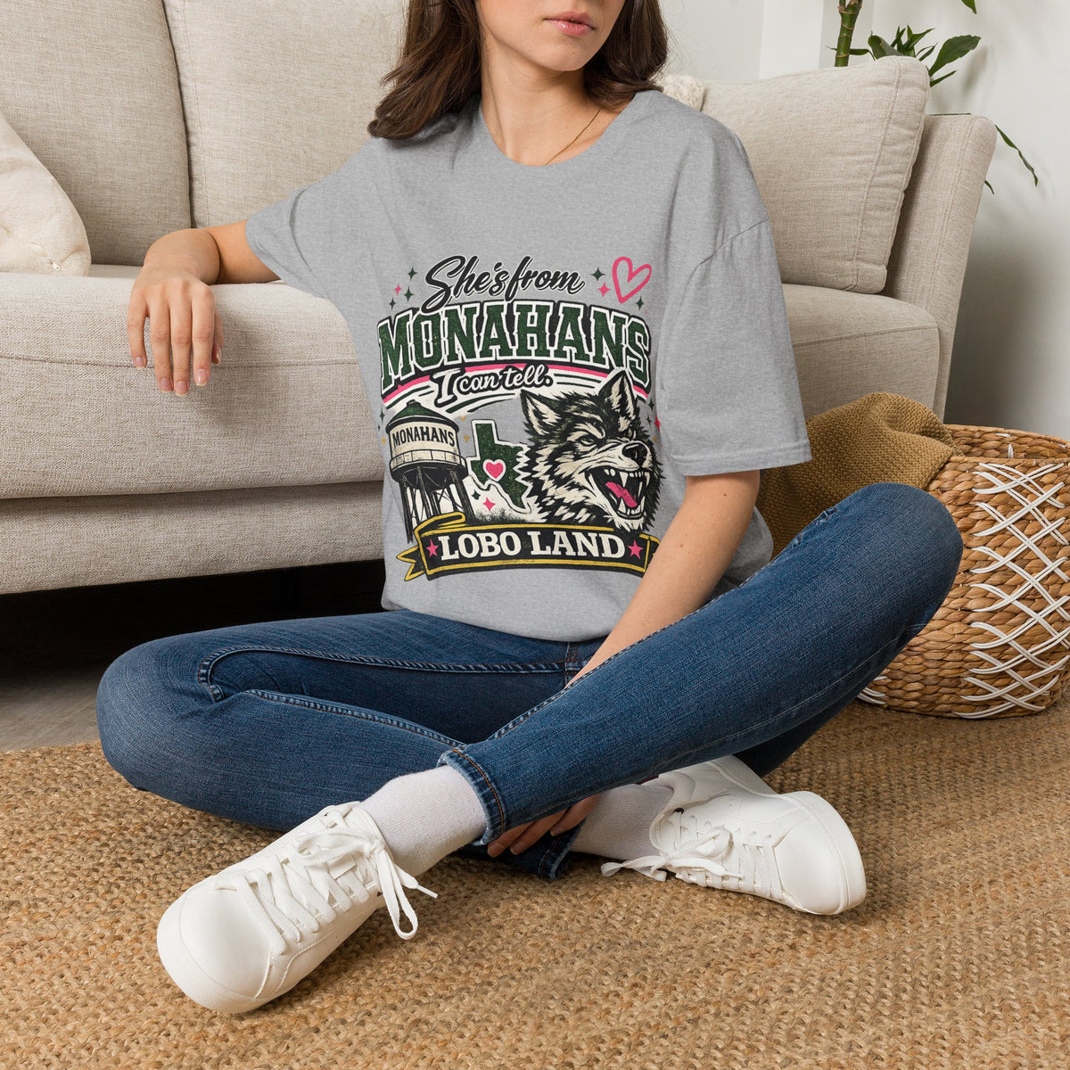 She’s From Monahans Vintage Worn Graphic T-Shirt