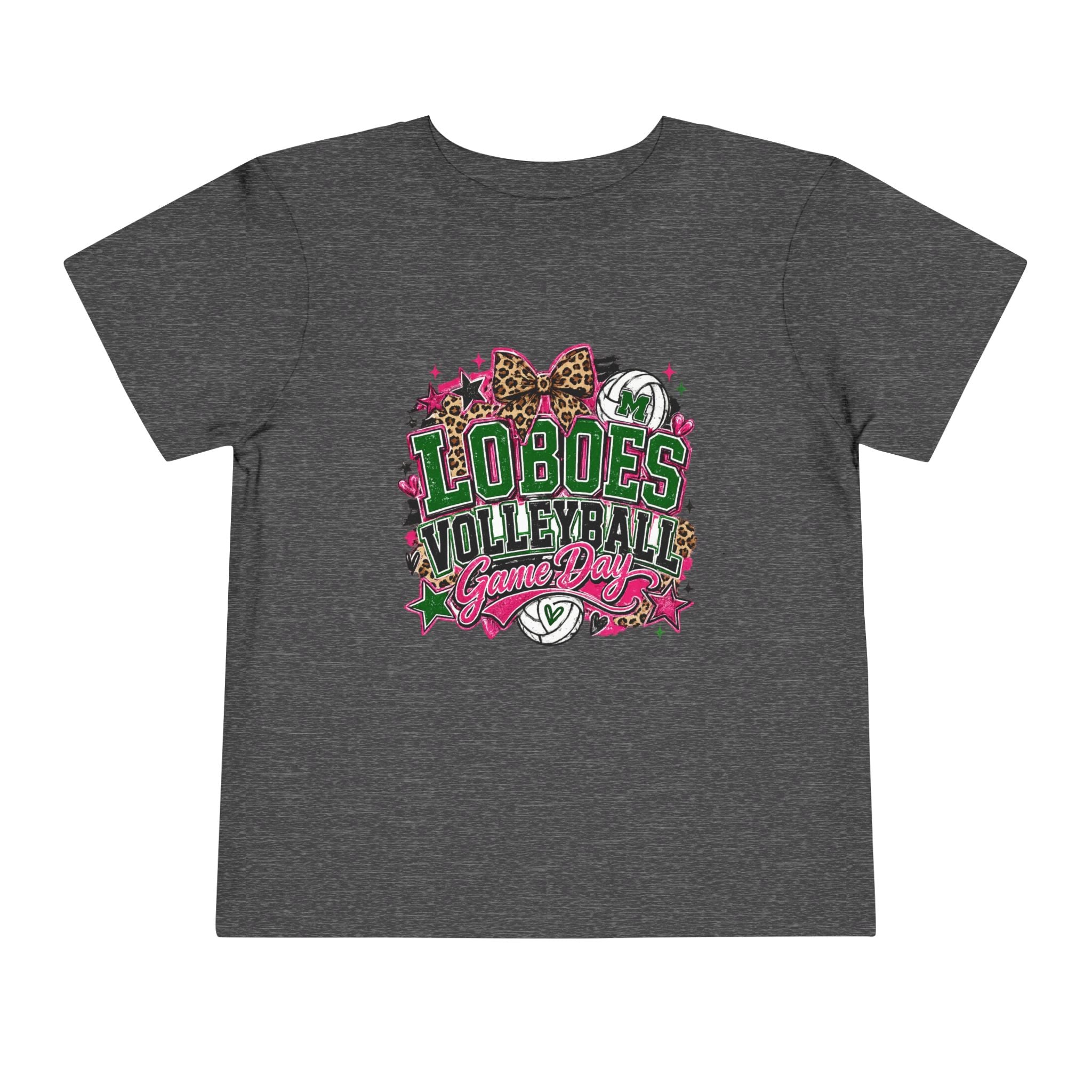 Toddler Loboes Volleyball Game Day Tee