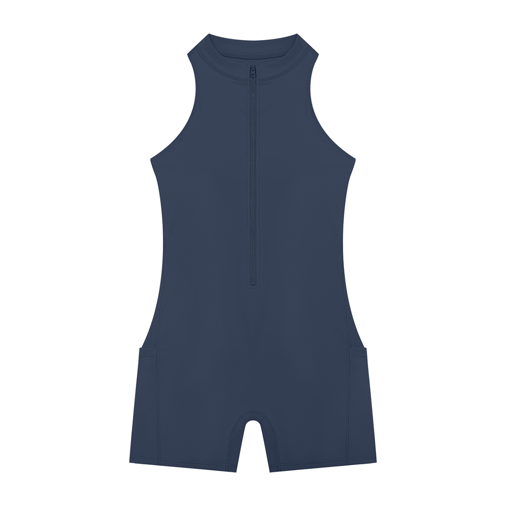 Women’s Quarter-Zip Yoga Romper