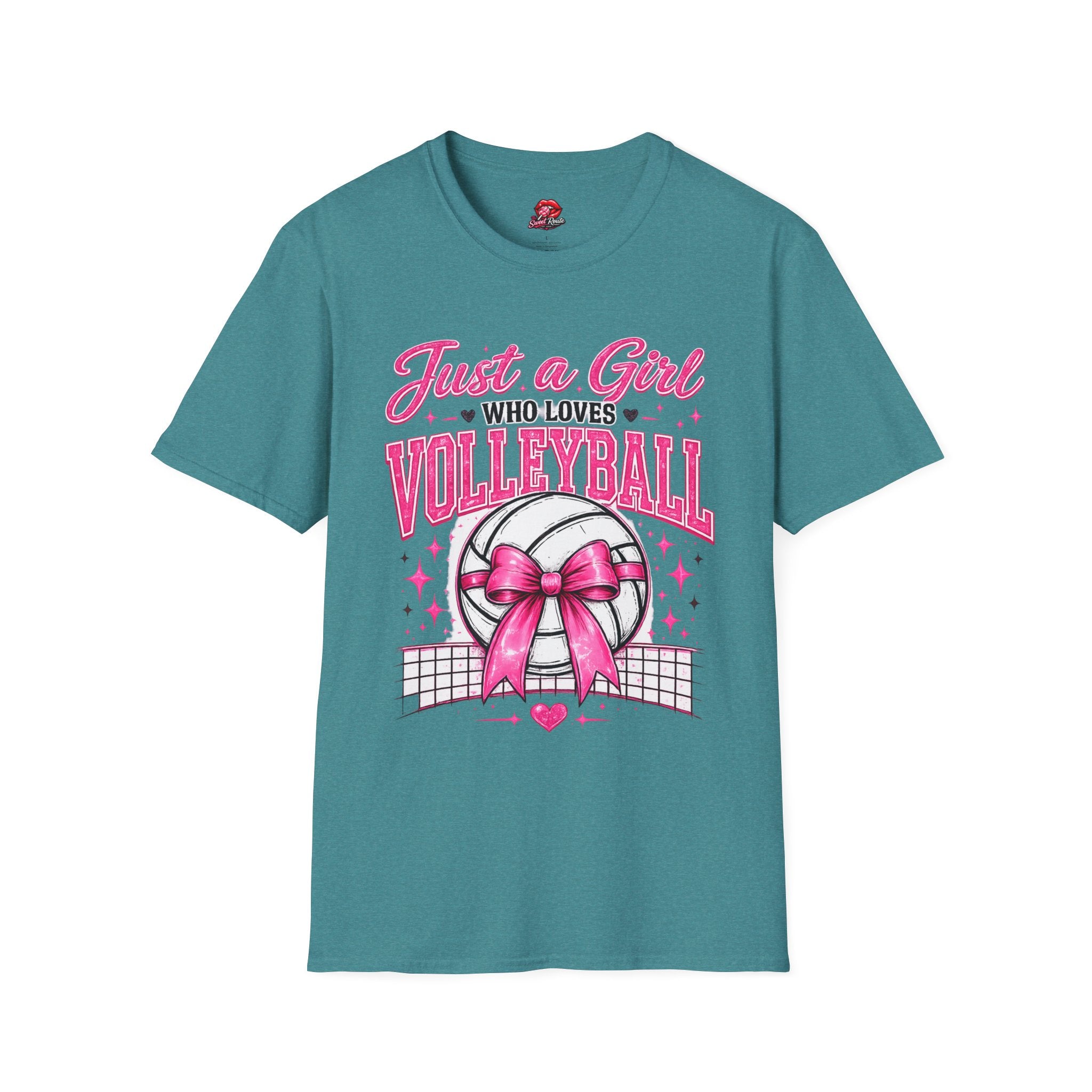 Just Girl Who Loves Volleyball Tee