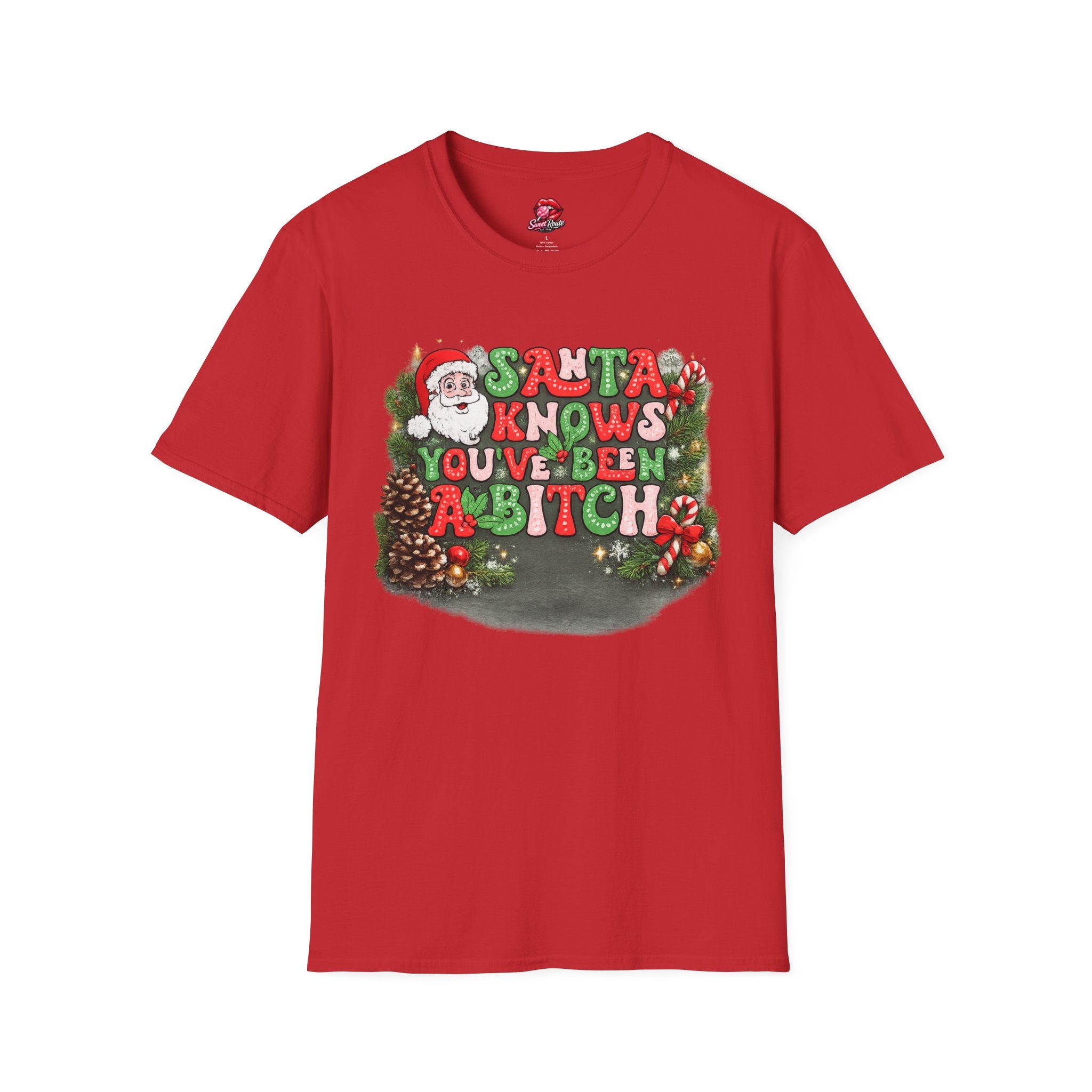 Santa Knows You've Been A Bitch T-Shirt