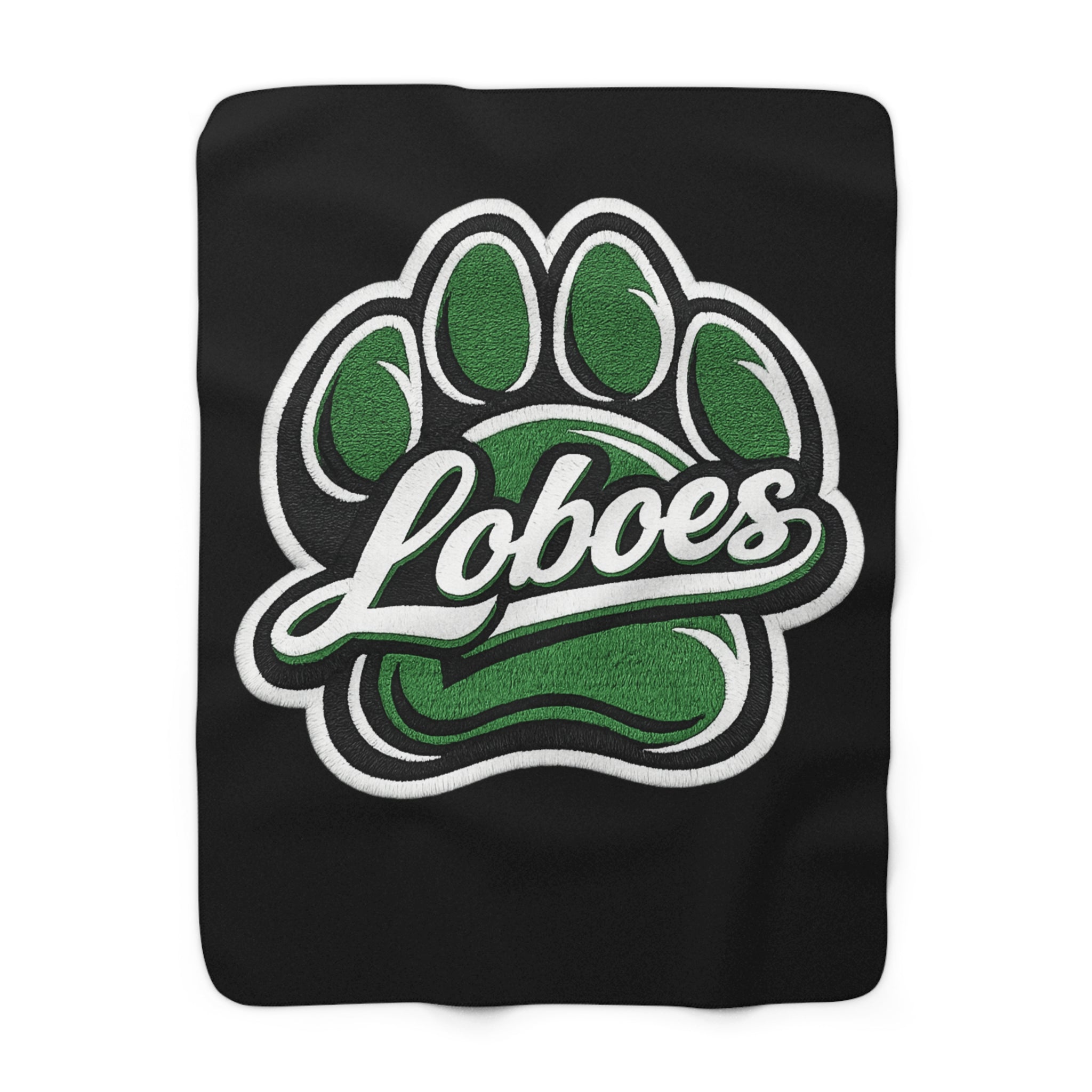 Loboes Paw Sherpa Blanket
