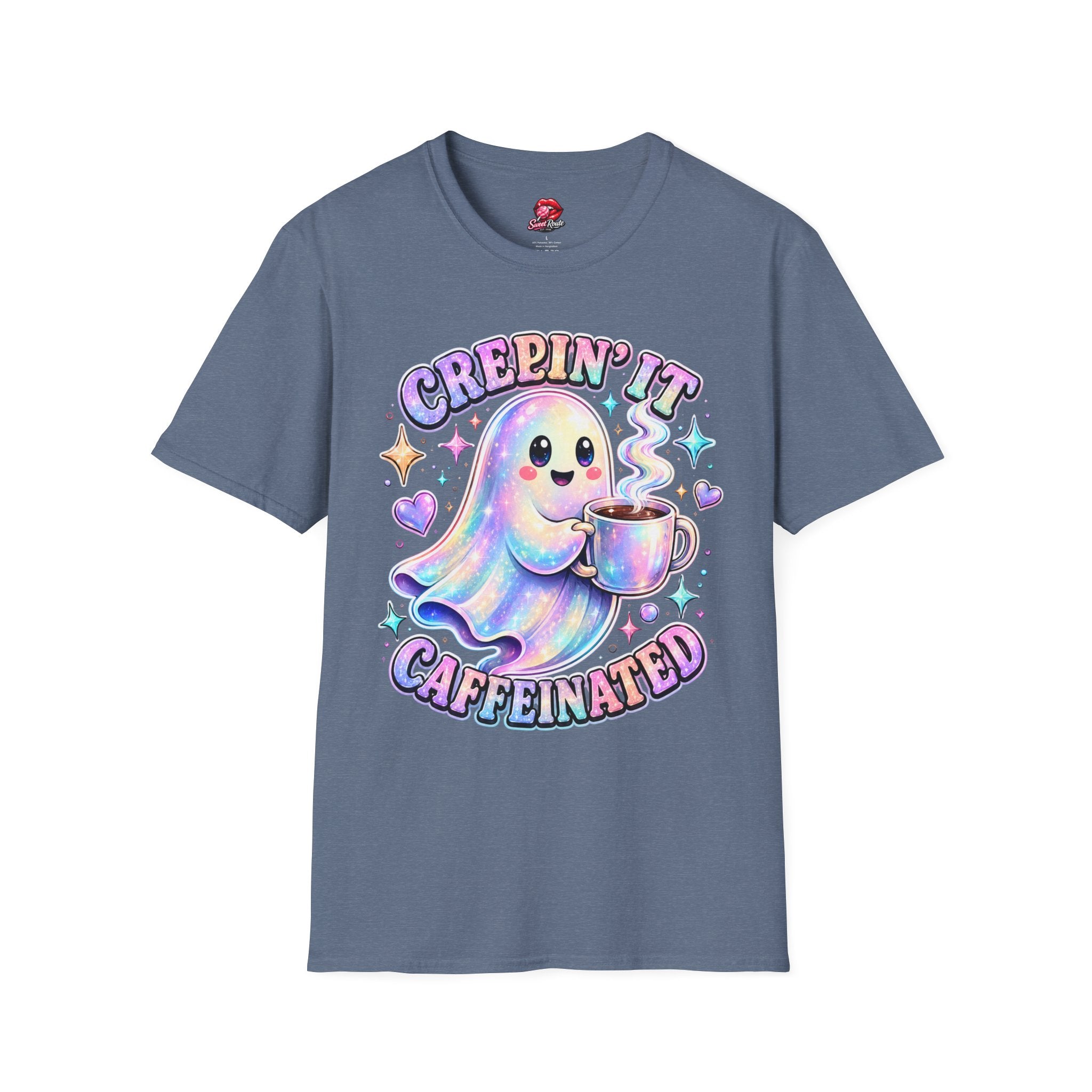 Creepin' It ghost sipping coffee T-Shirt