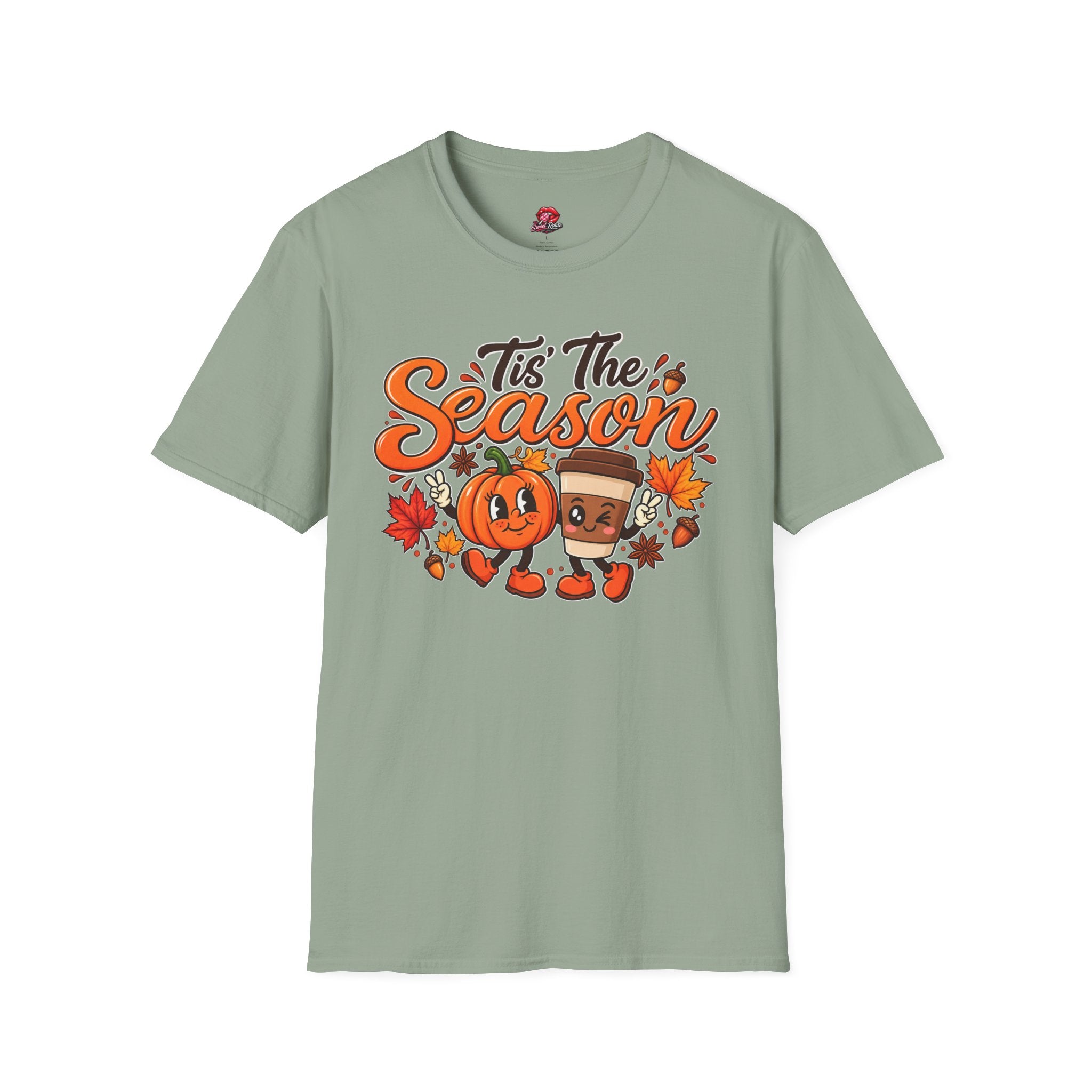 Tis The Season Pumpkin & Coffee Fall Graphic Tee