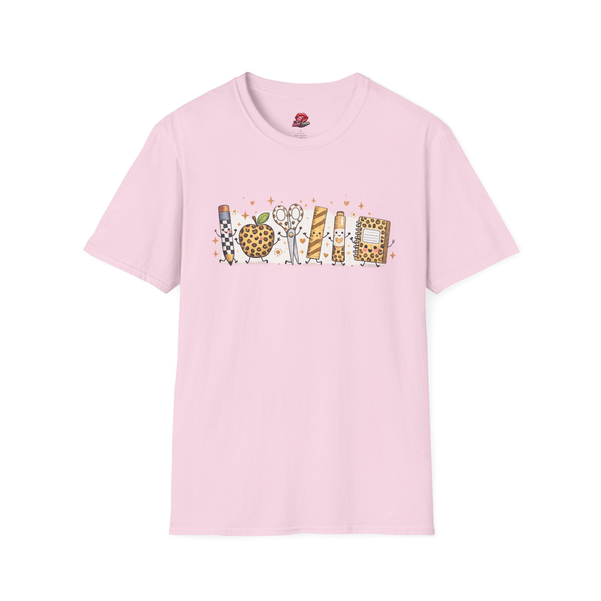 Leopard Print Teacher Supplies T-Shirt