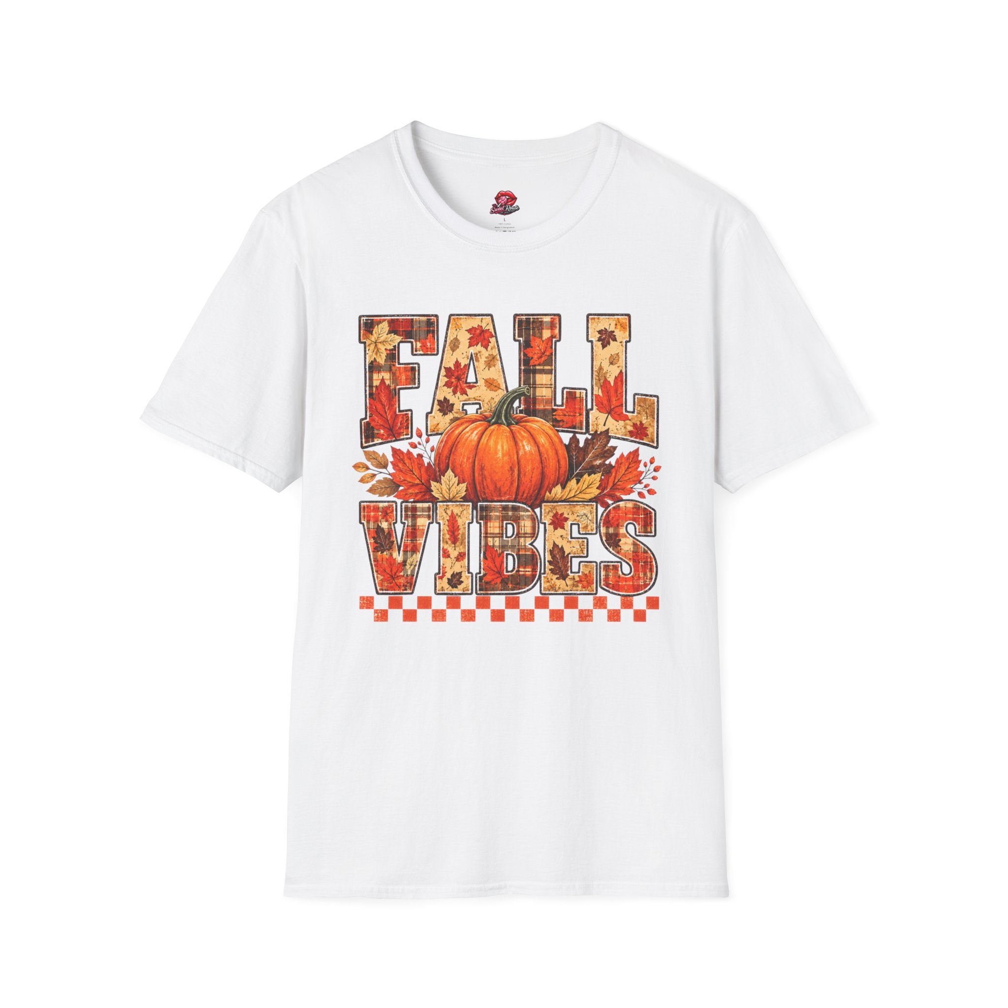 Pumpkin & Leaves Fall Vibes Tee