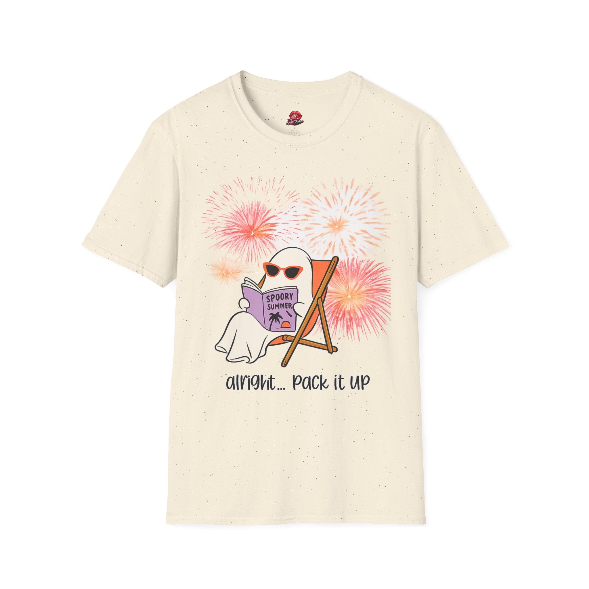Cute Ghost Ready For Halloween Tee