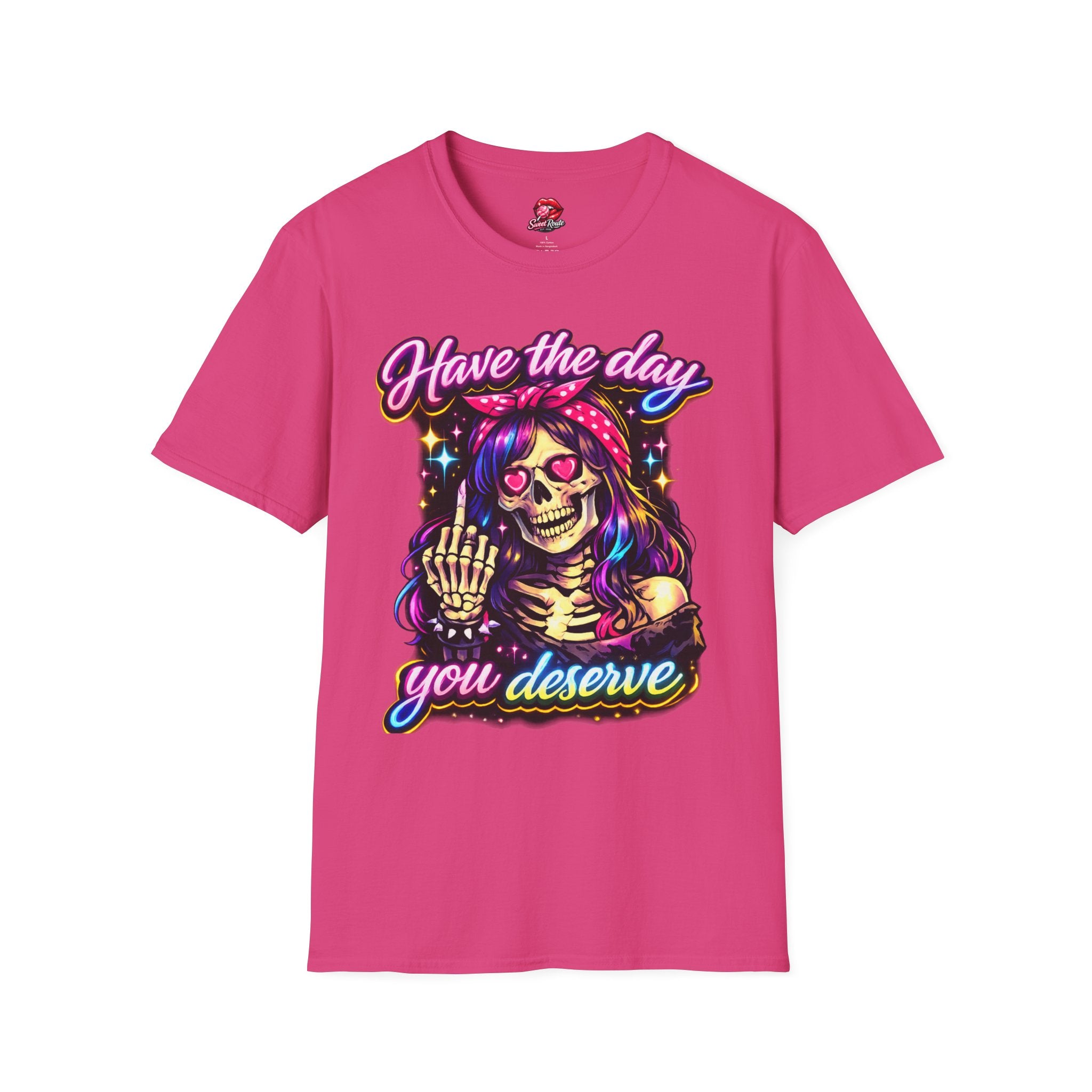 Have the Day Skull Girl Graphic T-Shirt