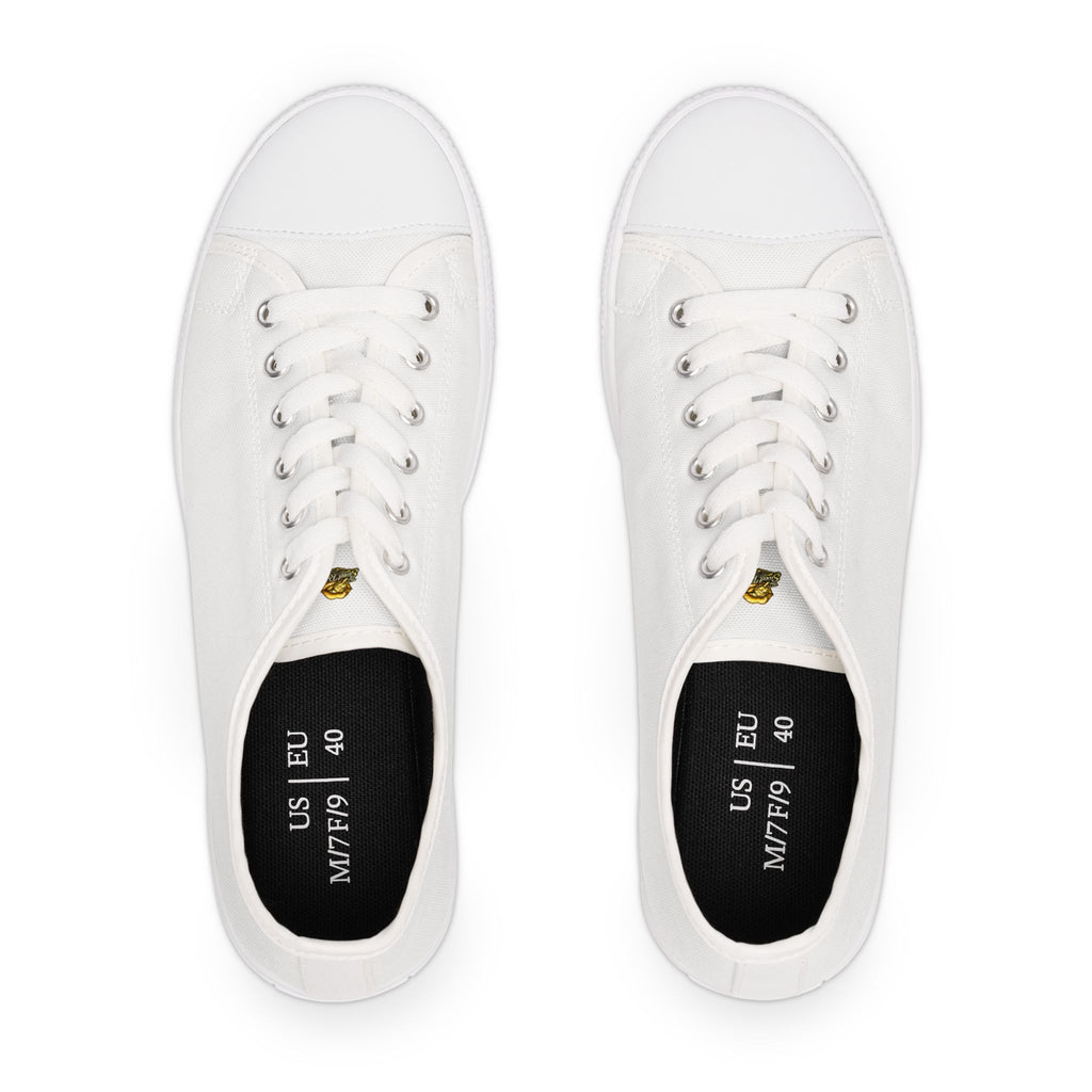 Sweet Route White Women's Low Top Sneakers