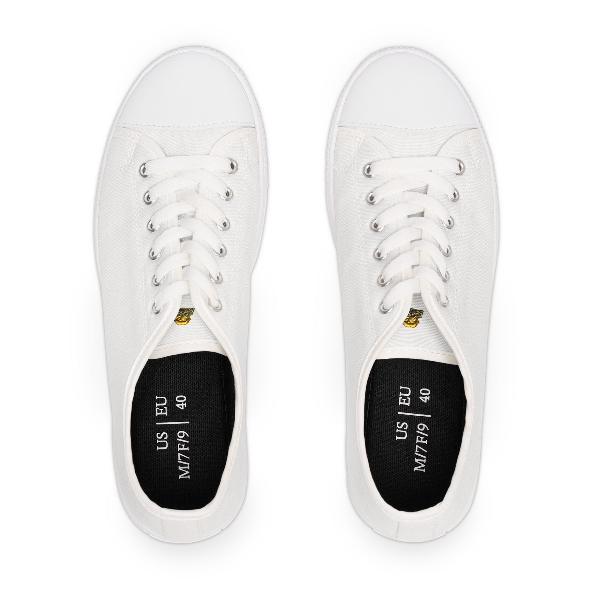 Sweet Route White Women's Low Top Sneakers