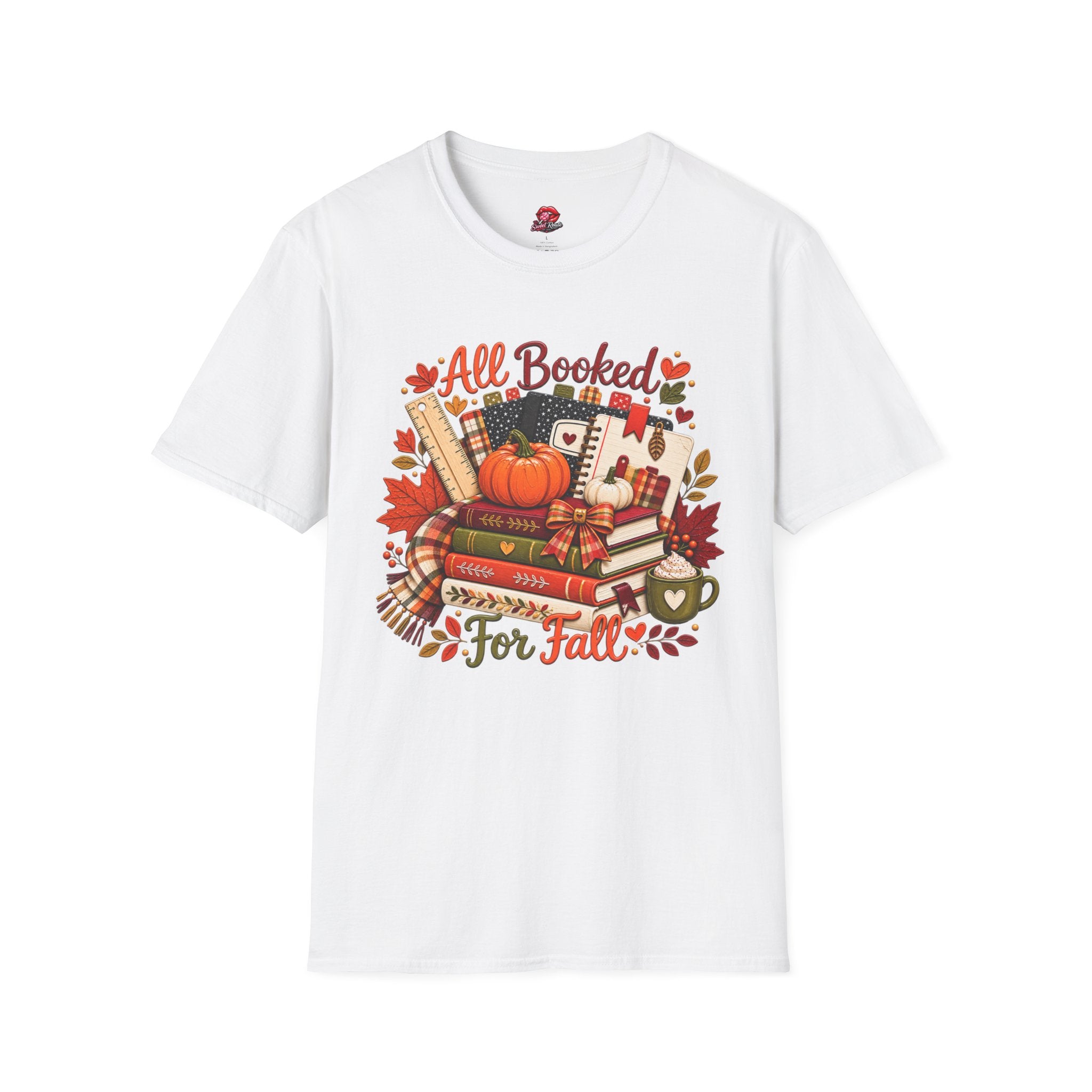 Cozy Autumn All Booked For Fall Tee