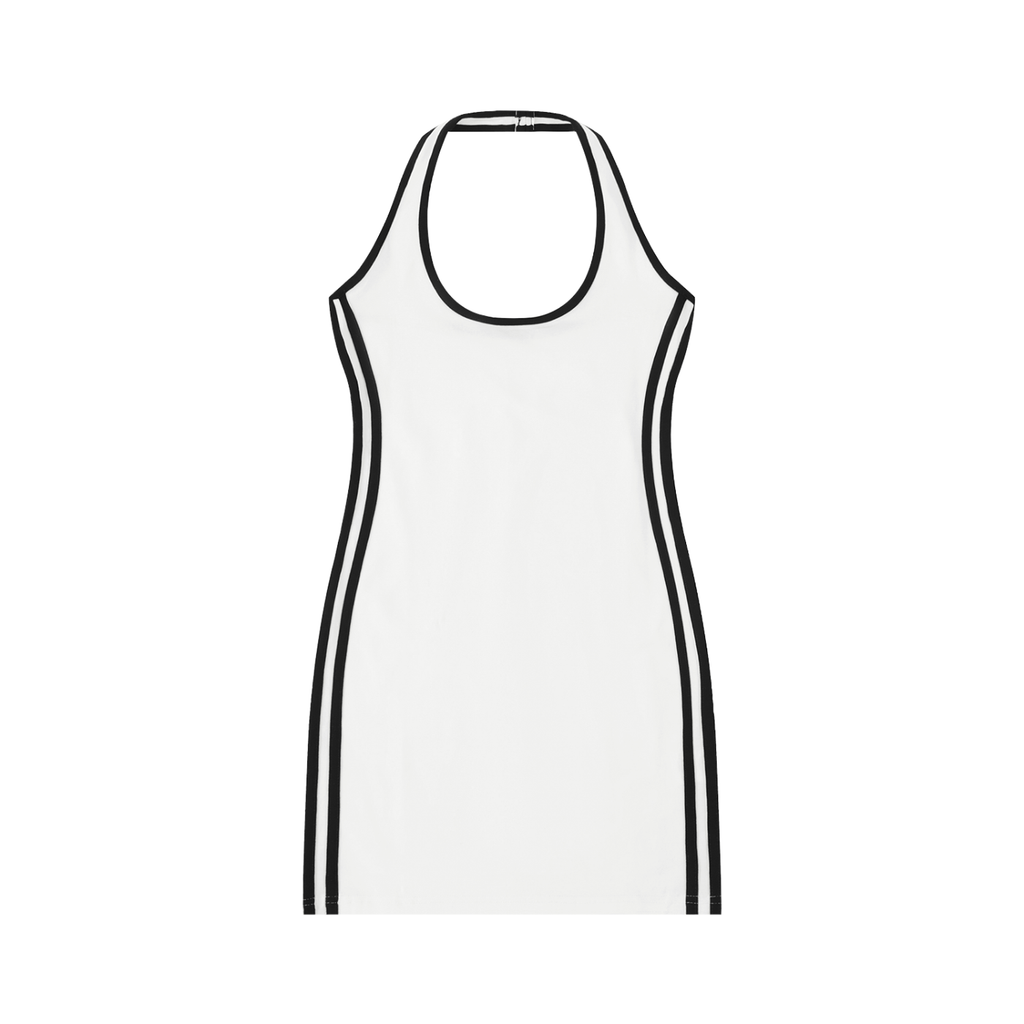 Sweet Route Women's Binding Tight Halter Dress
