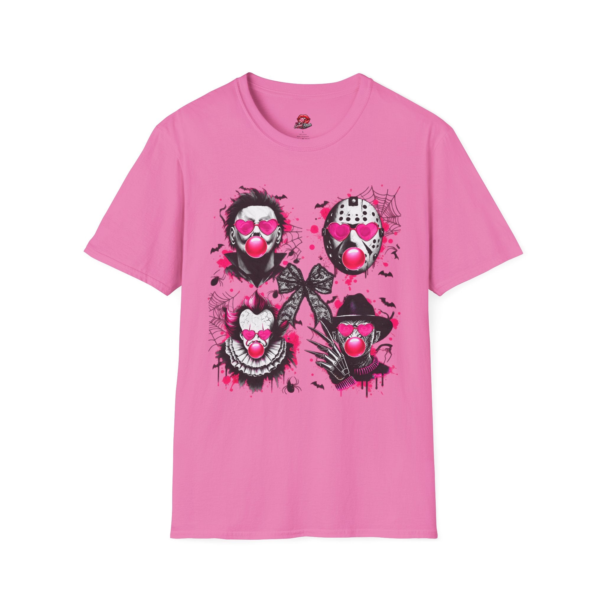 Horror Icons Bubblegum Faces T-Shirt