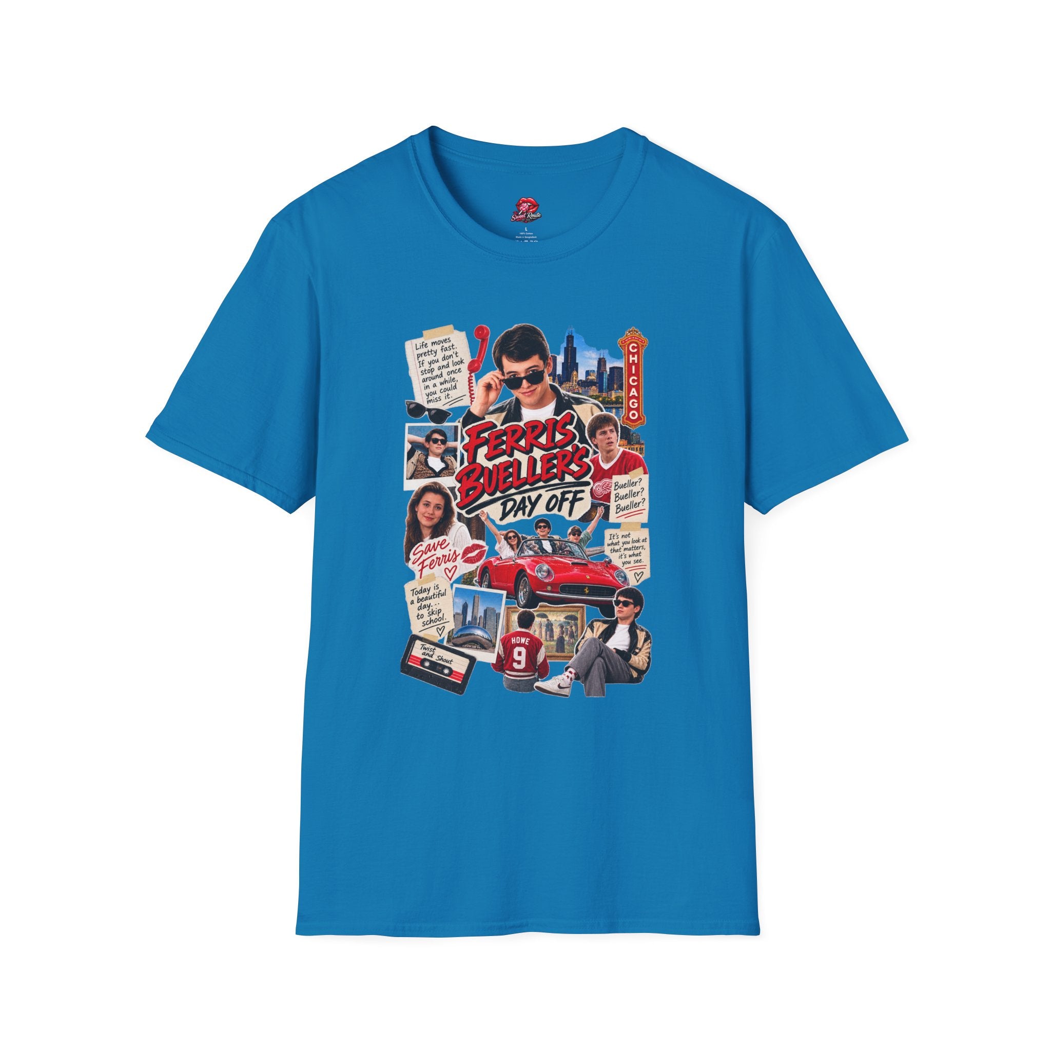 Ferris Collage Movie T-Shirt