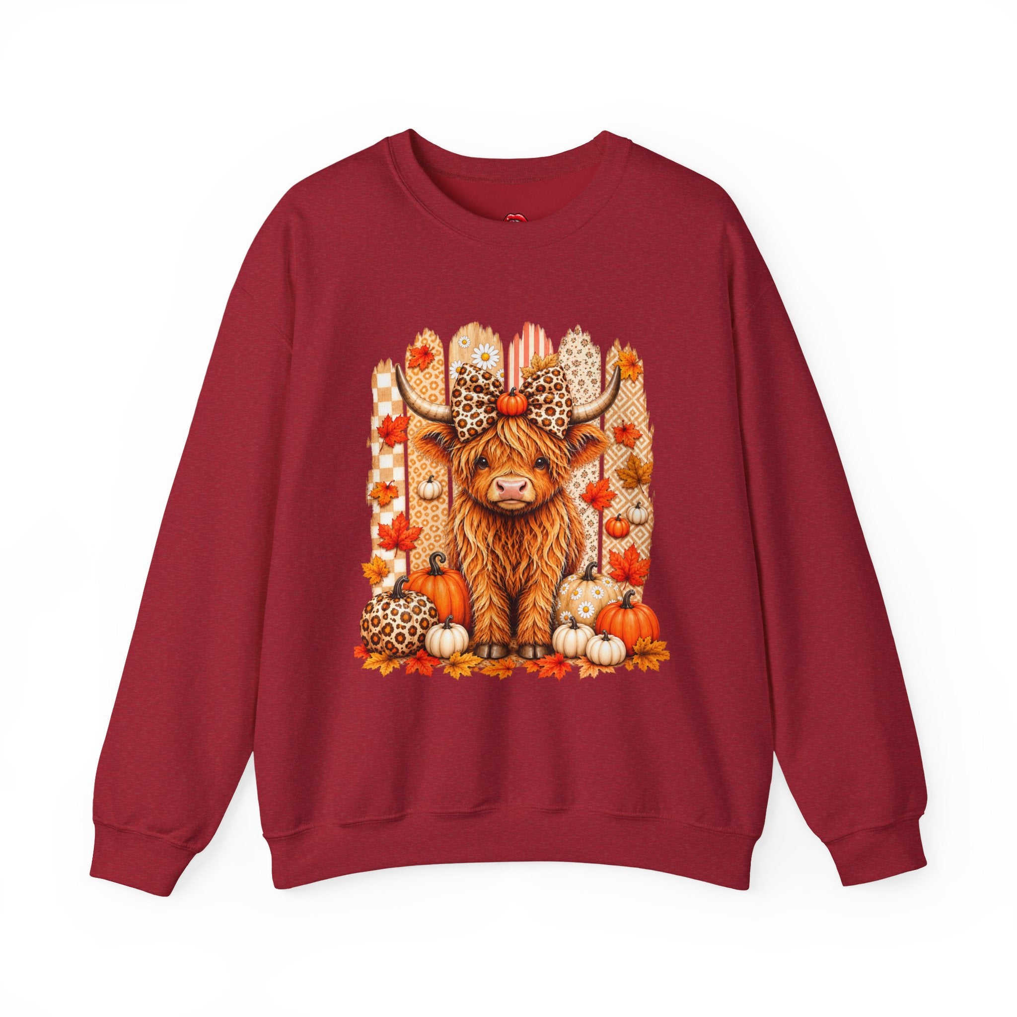Autumn Highland Cow Sweatshirt