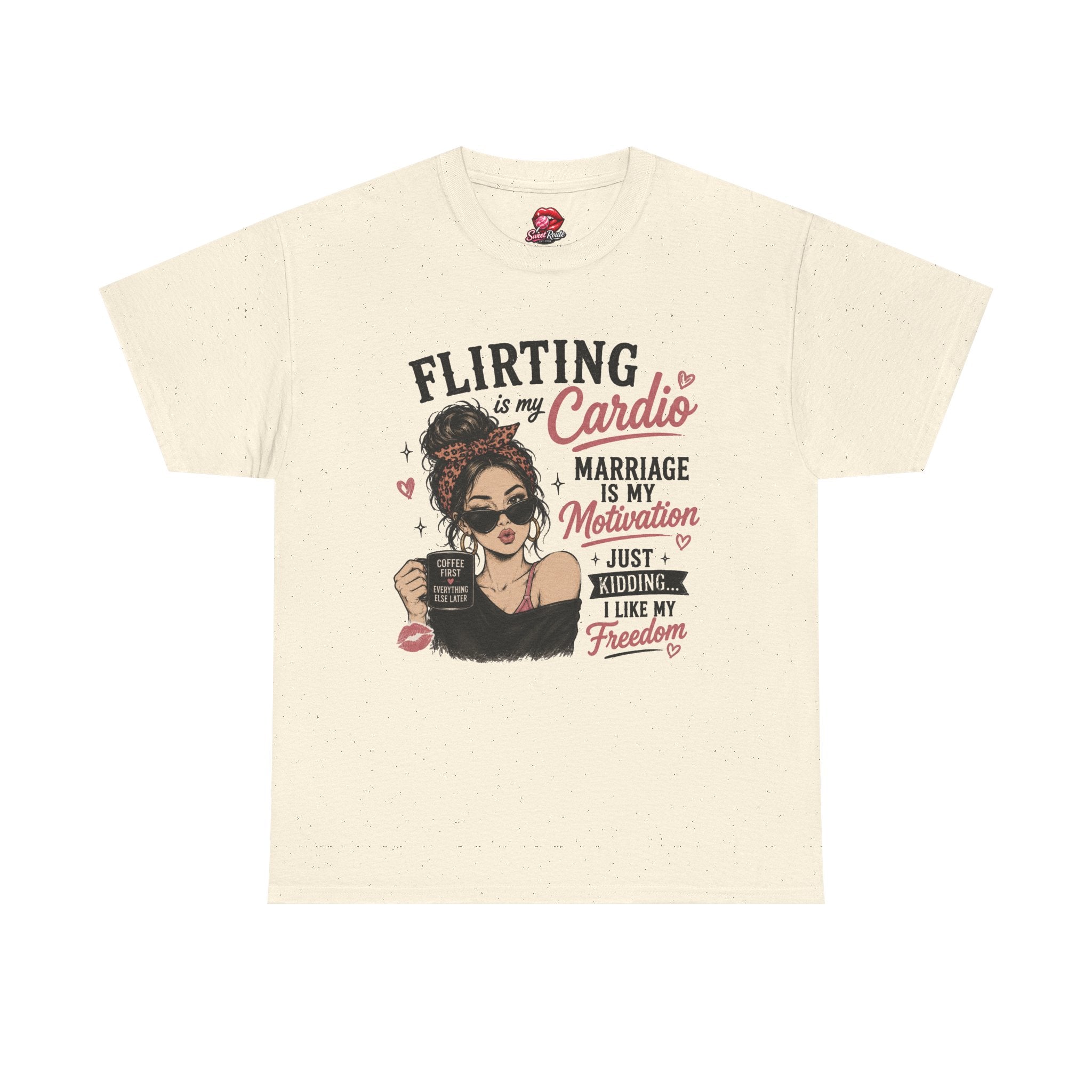 Flirting Is My Cardio tee