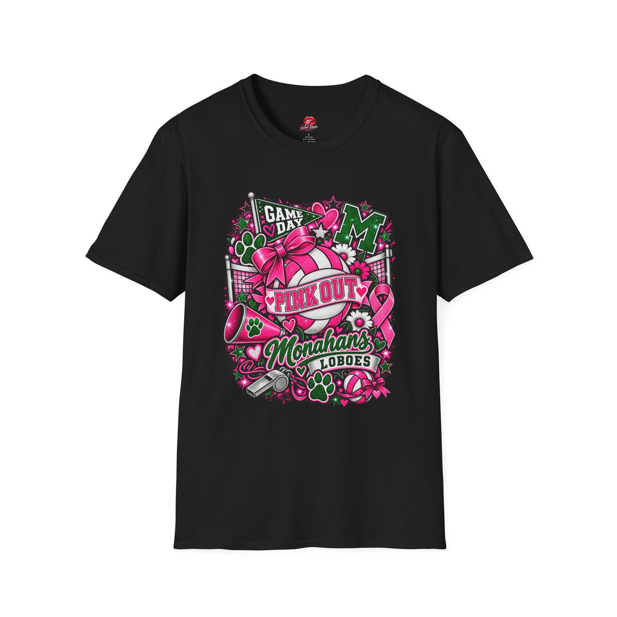 Volleyball Pink Out Game Day T-Shirt