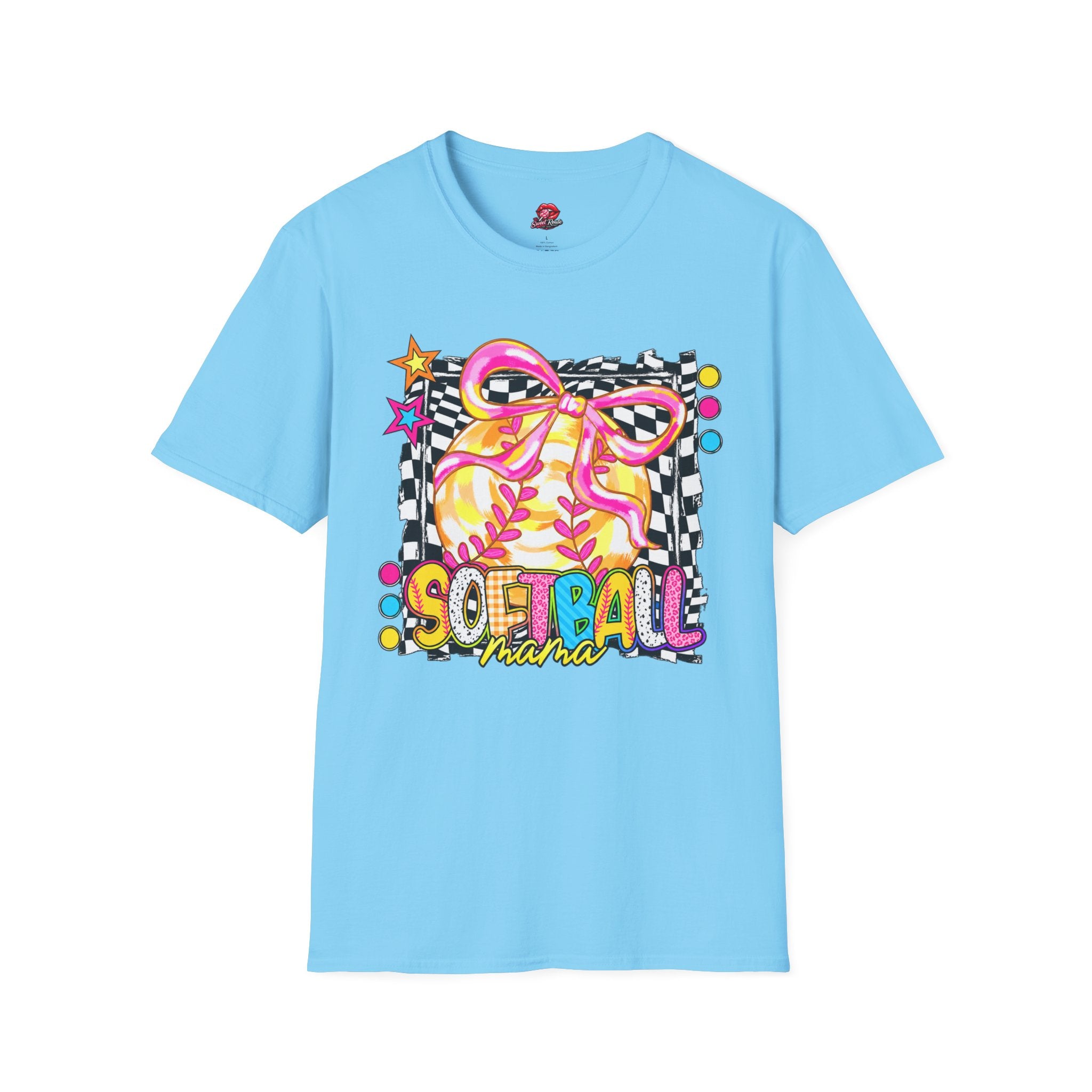 Softball Mama Bow T-Shirt