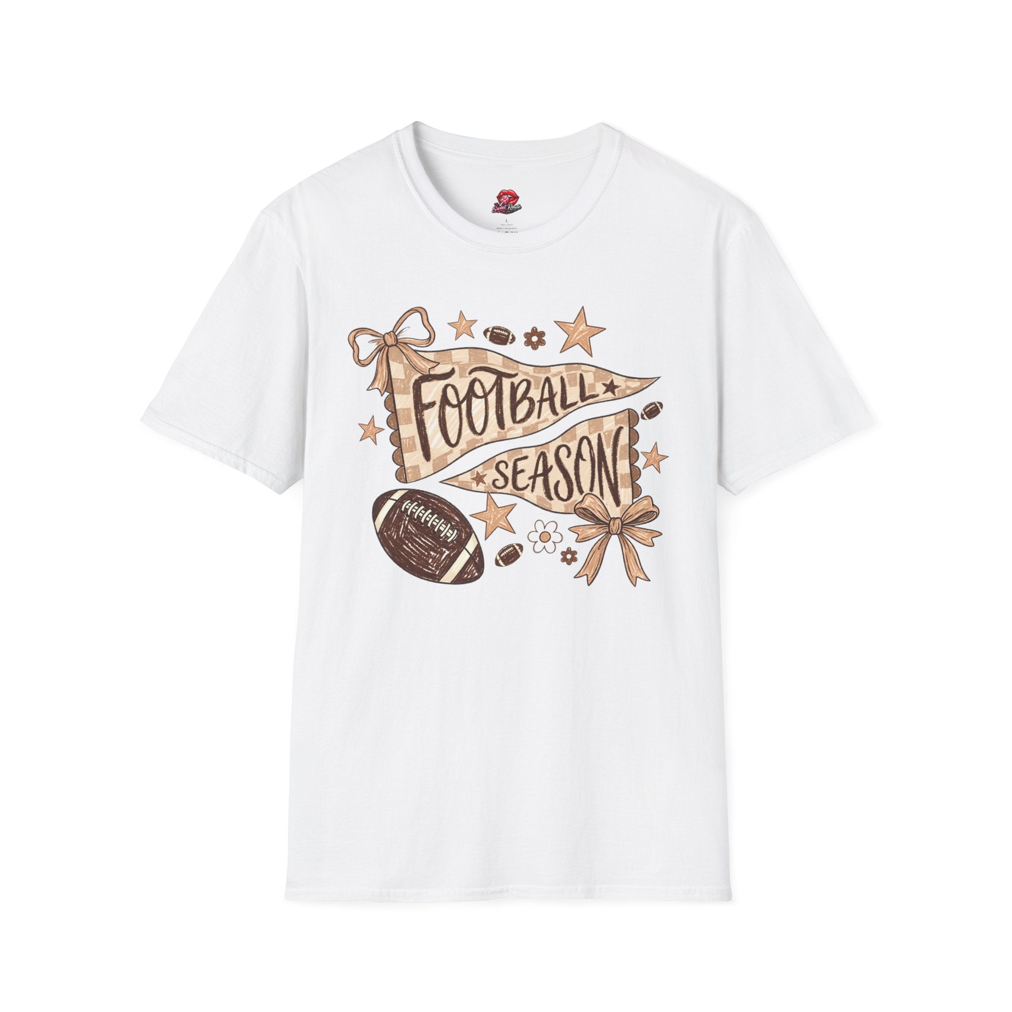 Pennant & Football Game Day Tee
