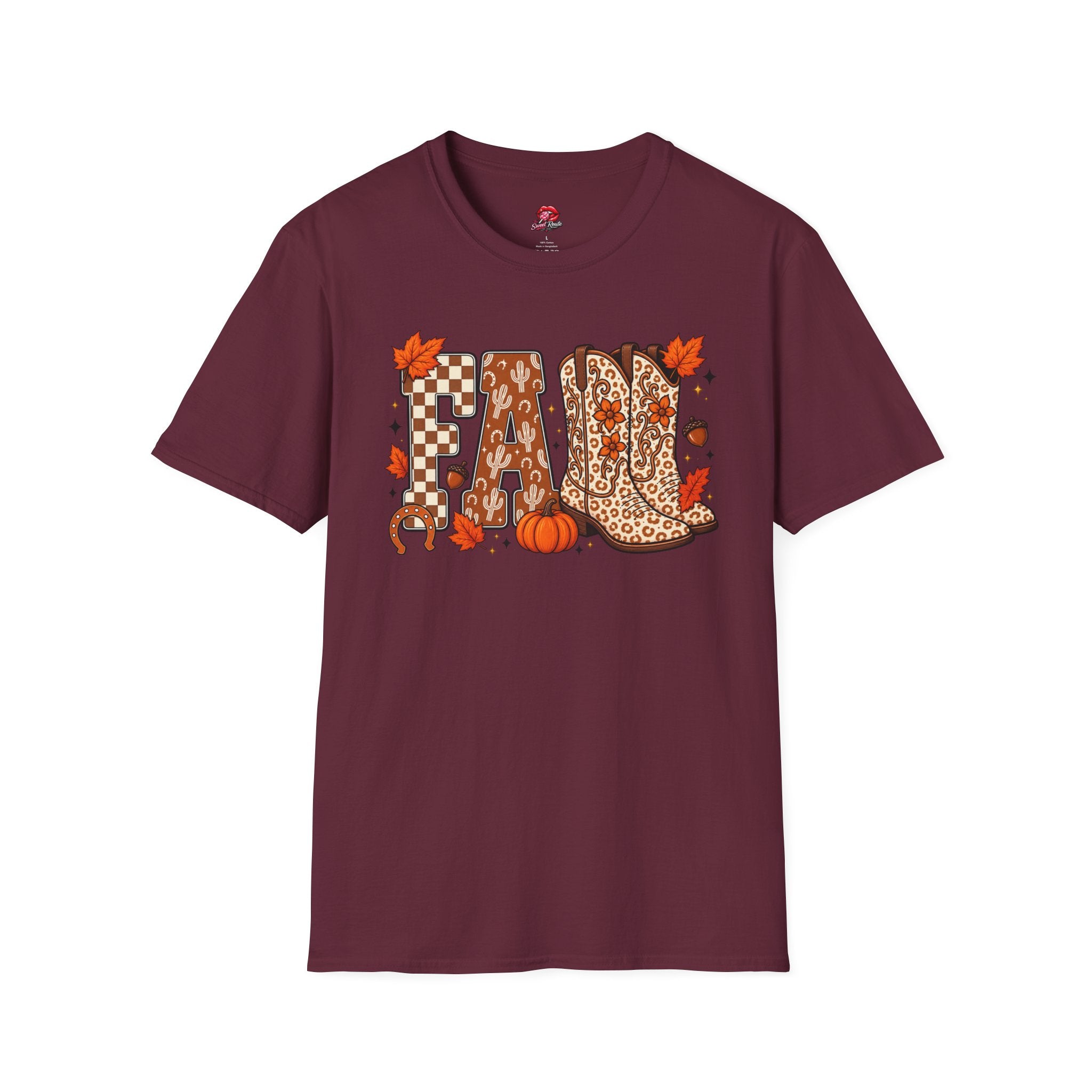 Pumpkin, Boots Fall Tee