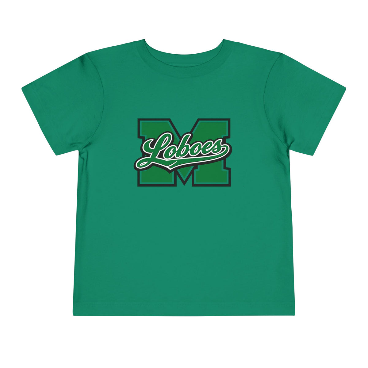 Loboes M Green Block Toddler Tee