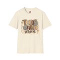 Touchdown Season Leopard & Checkered Football T-Shirt