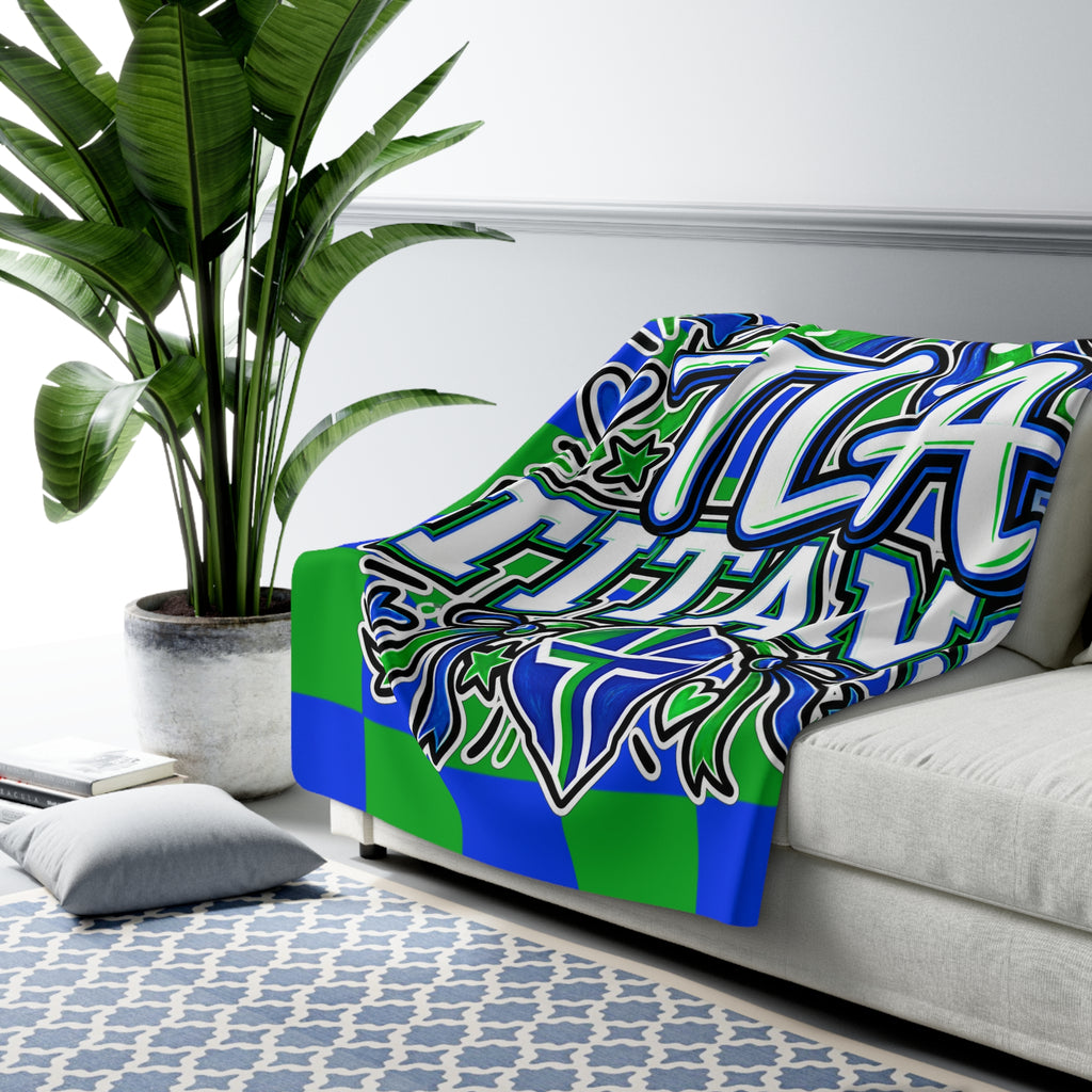 TLA Titans Sherpa Fleece Blanket