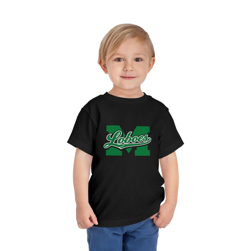 Loboes M Green Block Toddler Tee