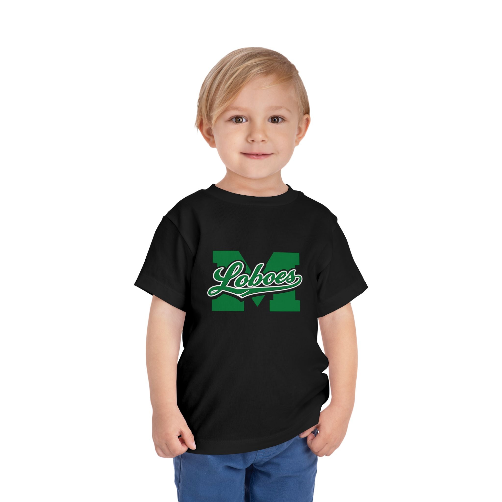 Loboes M Green Block Toddler Tee